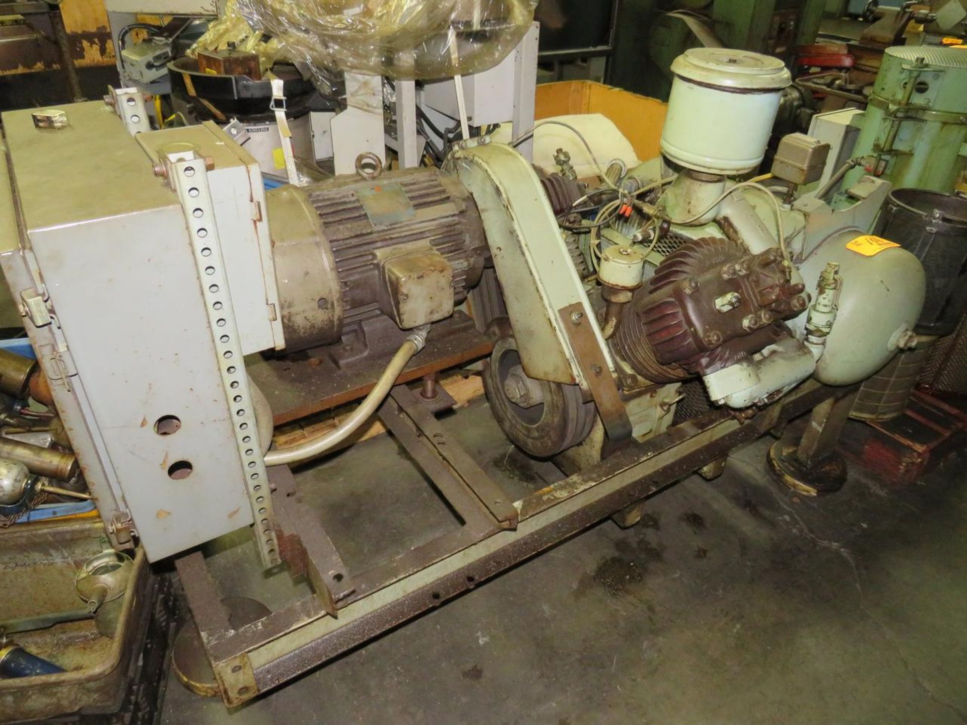 10 HP AIR COMPRESSOR - Image 2 of 6