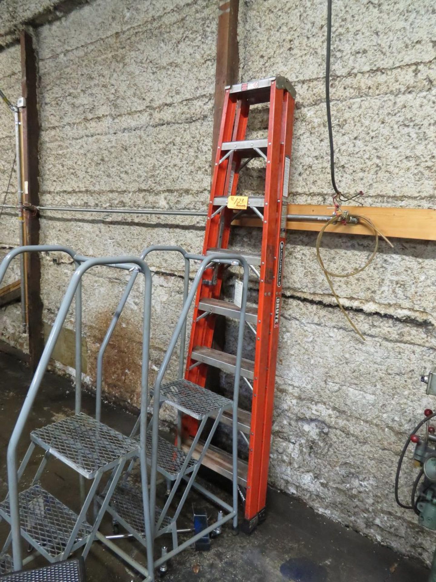 LOT OF LADDERS & ROLLING STAIRS - Image 6 of 7