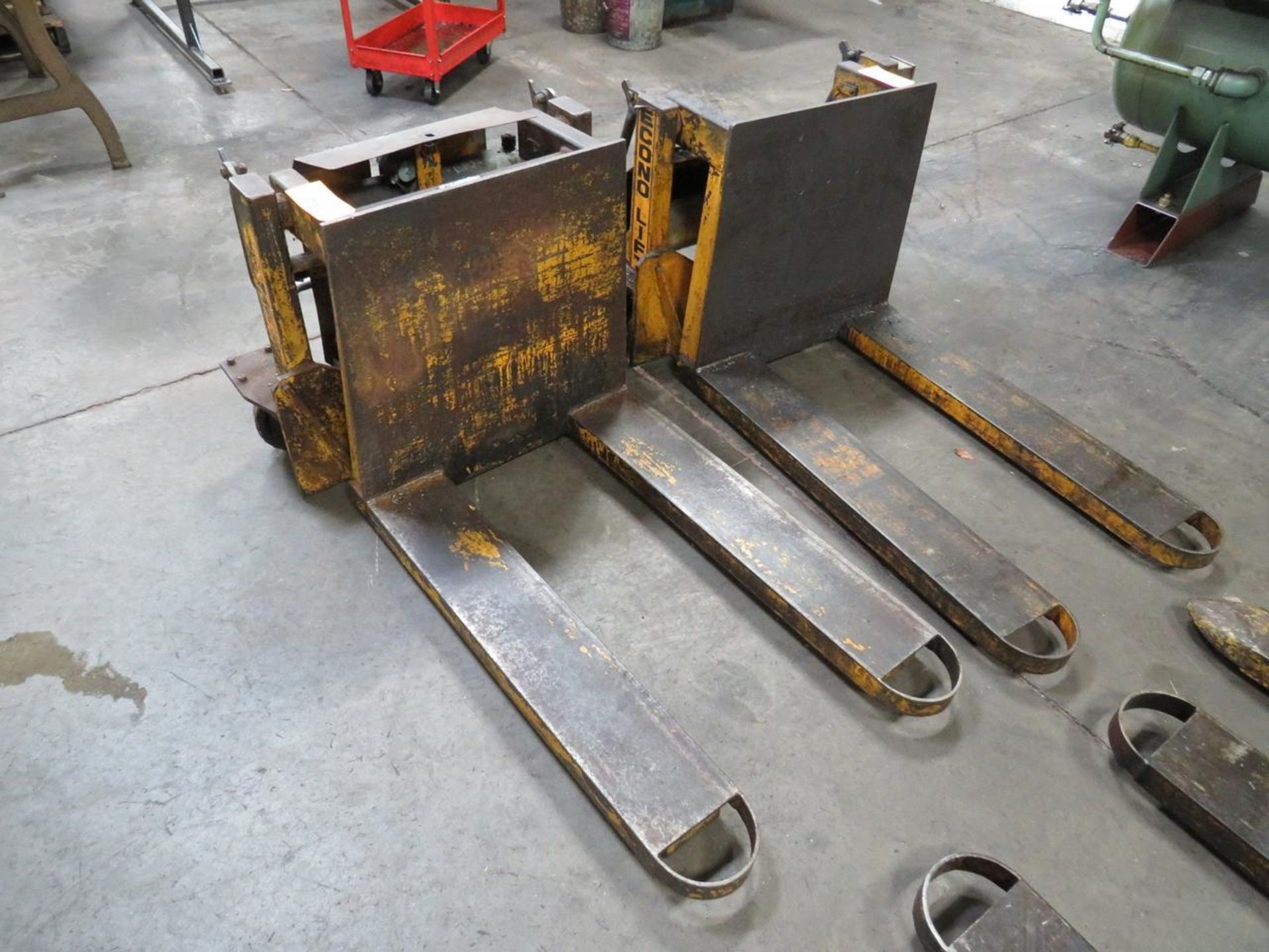 LOT OF (2) POWER PALLET LIFTS
