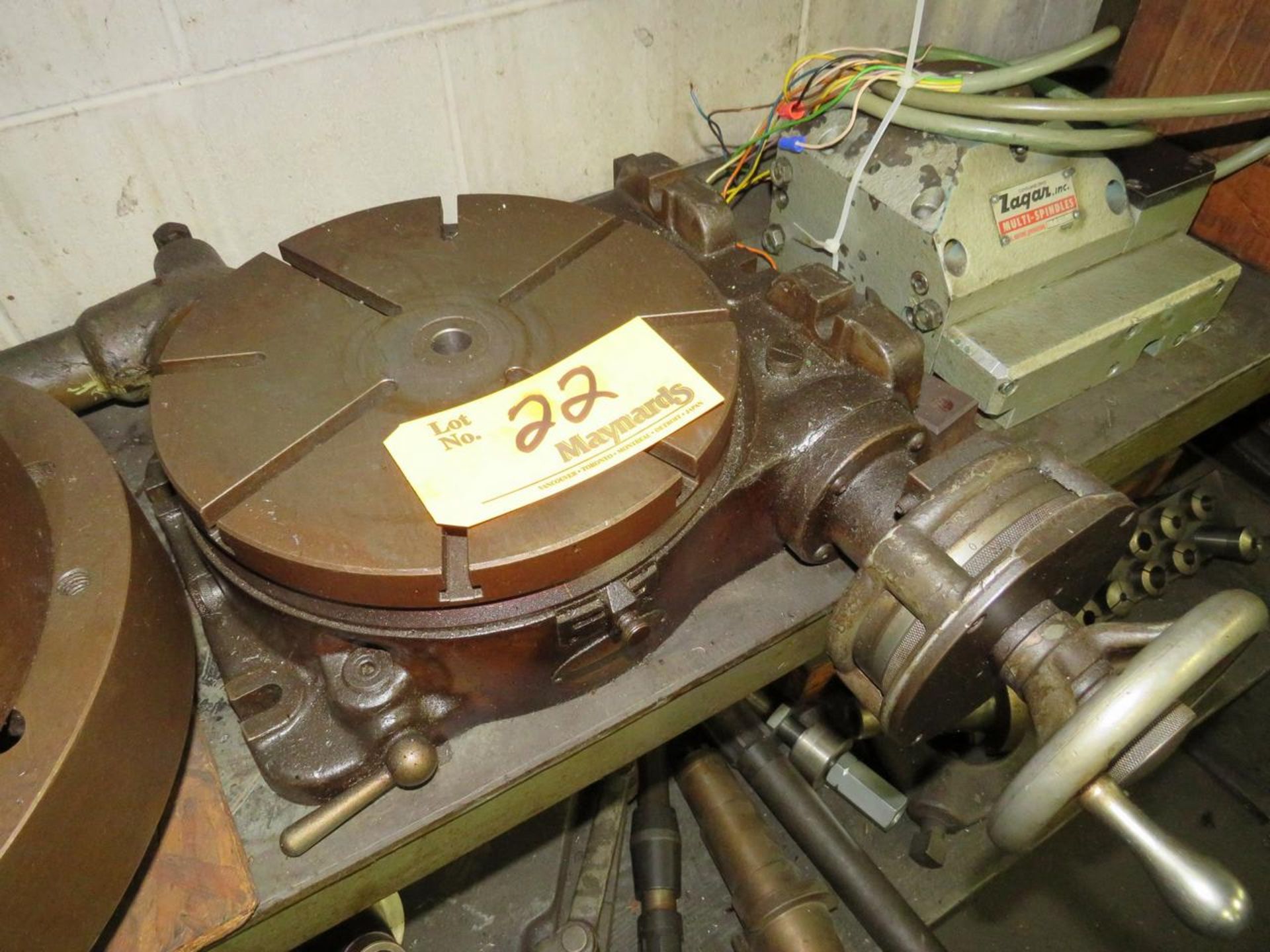 MOORE 11" DIAMETER ROTARY TABLE - Image 5 of 8