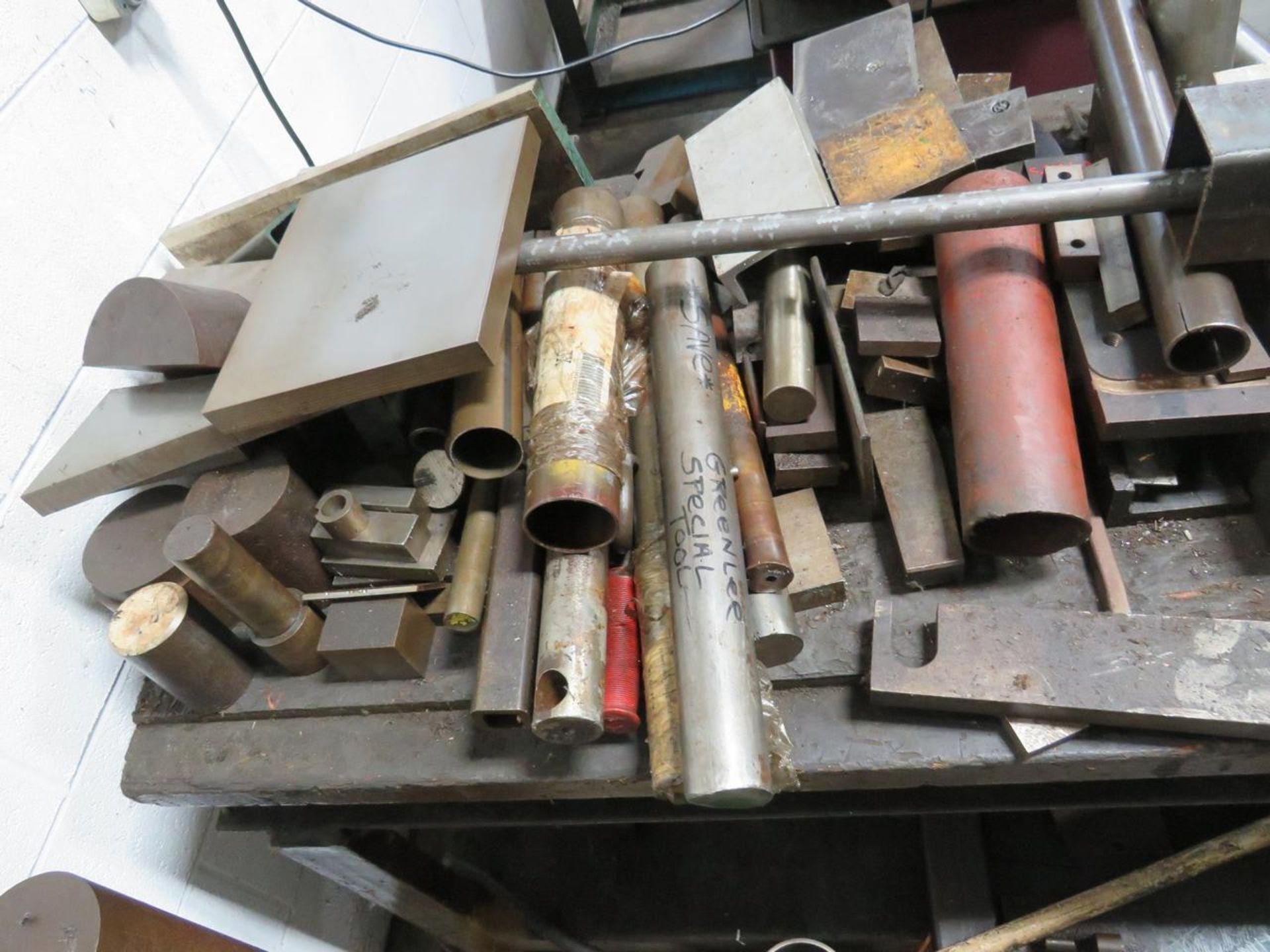 LOT OF MATERIAL RACK WITH CONTENTS - Image 11 of 15