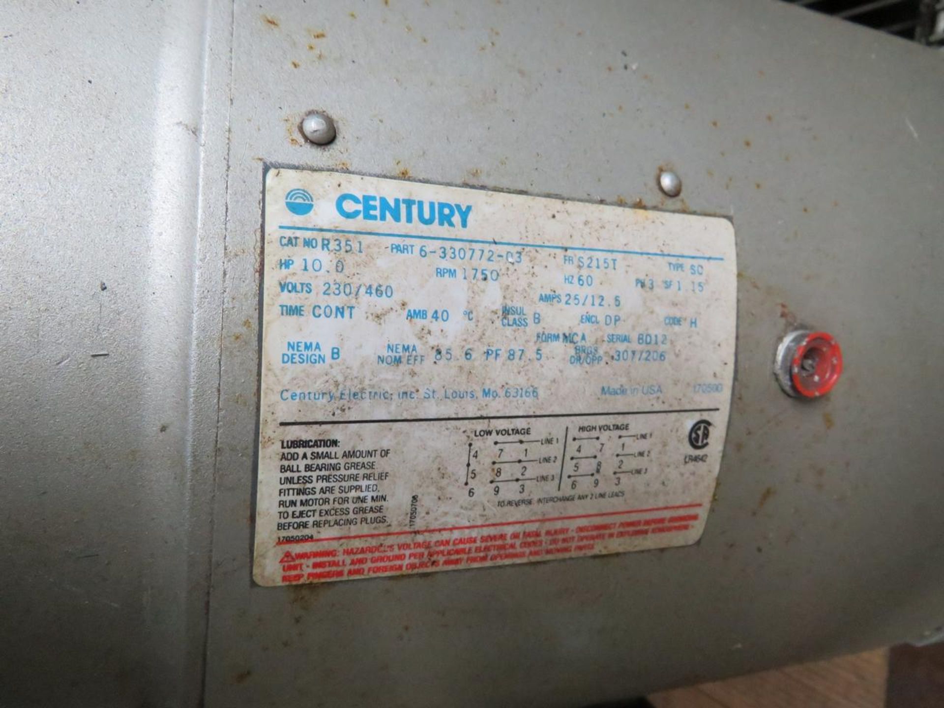 CAMPBELL HAUSFELD TR631221H 10 HP TANK MOUNTED AIR COMPRESSOR - Image 5 of 6