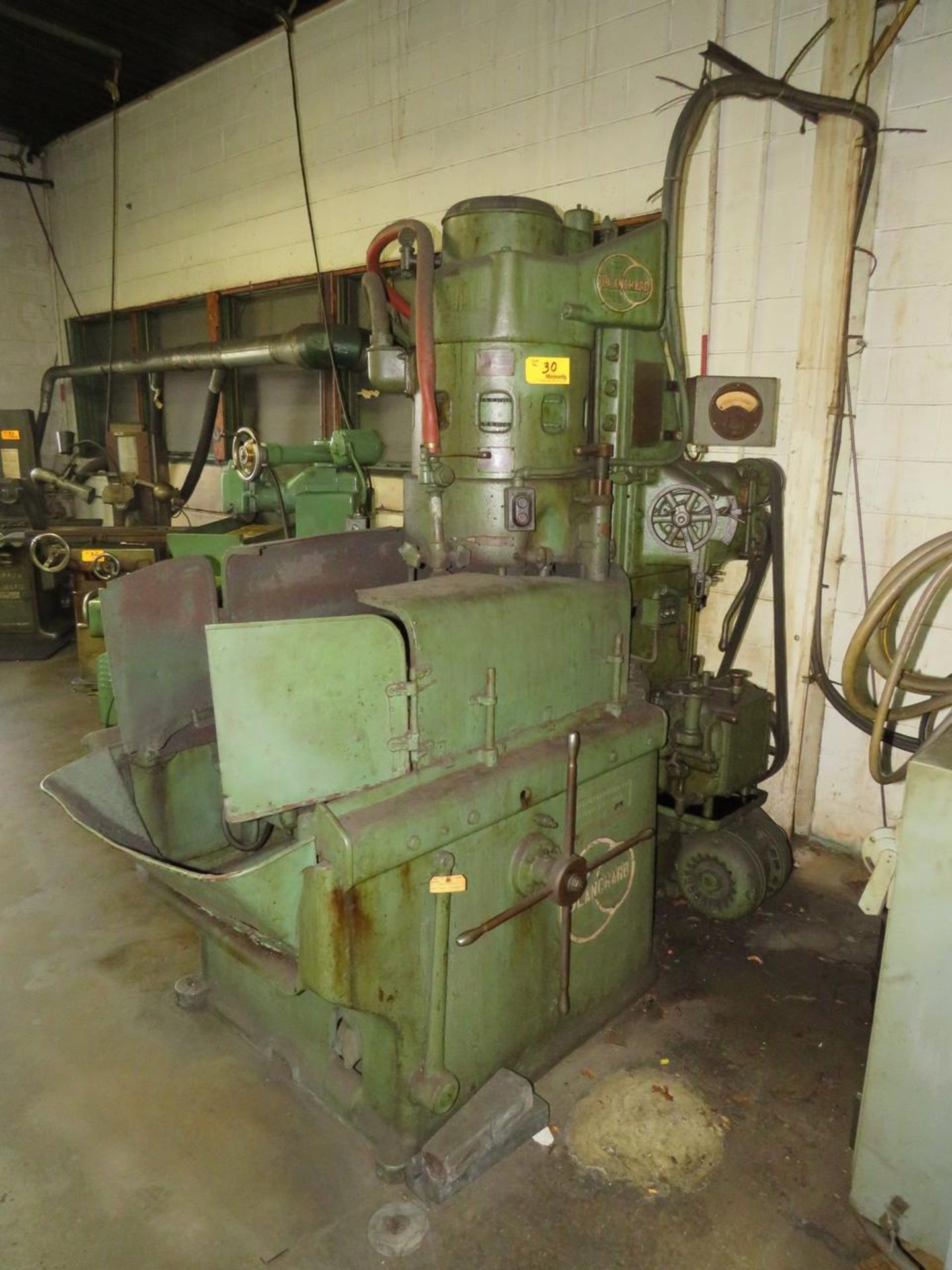 1930 BLANCHARD 11-AD20 VERTICAL ROTARY SURFACE GRINDER,