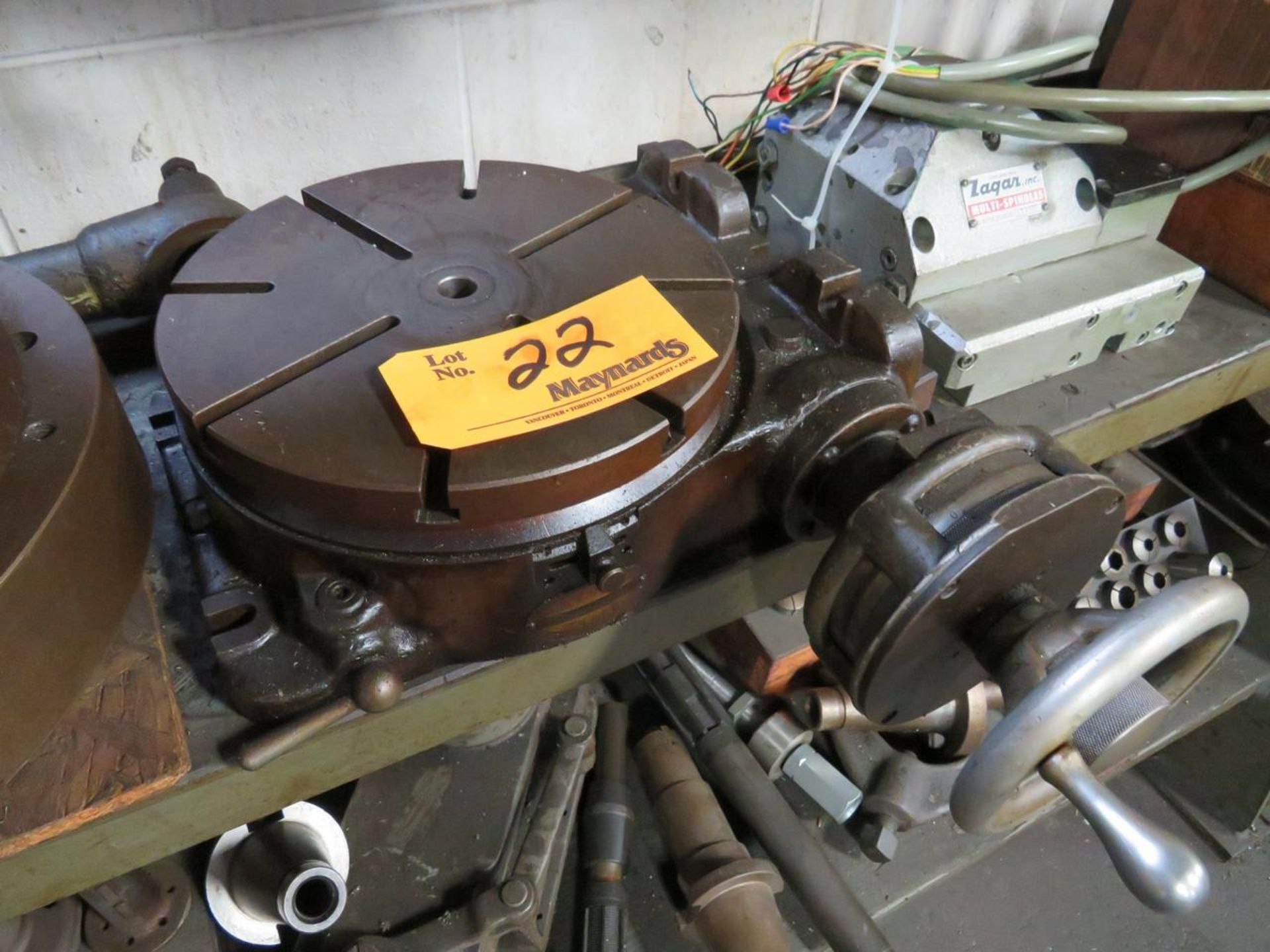 MOORE 11" DIAMETER ROTARY TABLE - Image 6 of 8