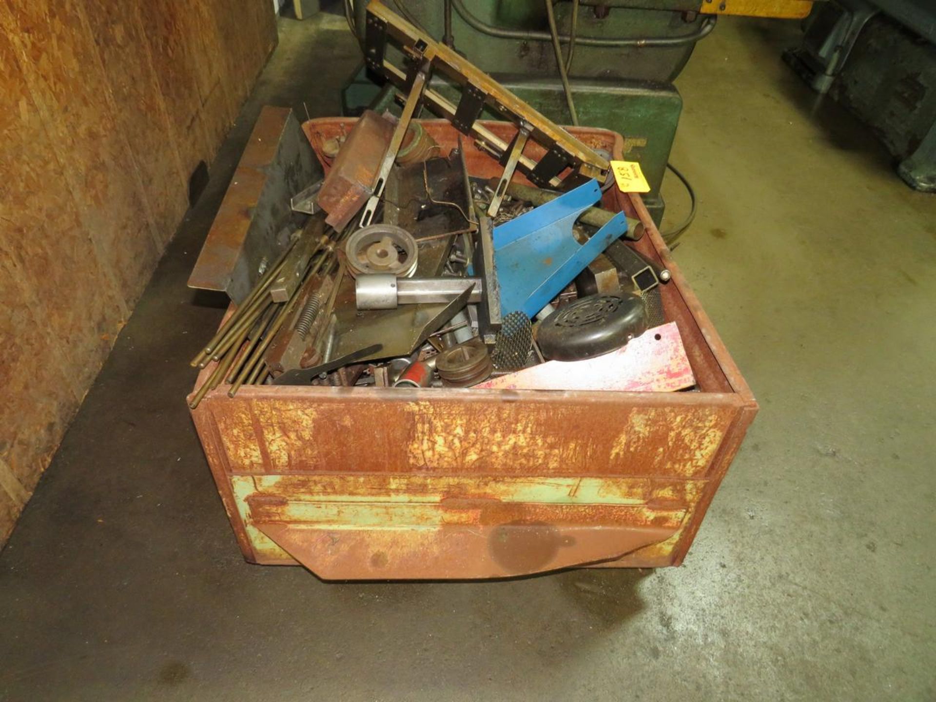 LOT OF MATERIAL RACK WITH CONTENTS - Image 6 of 15