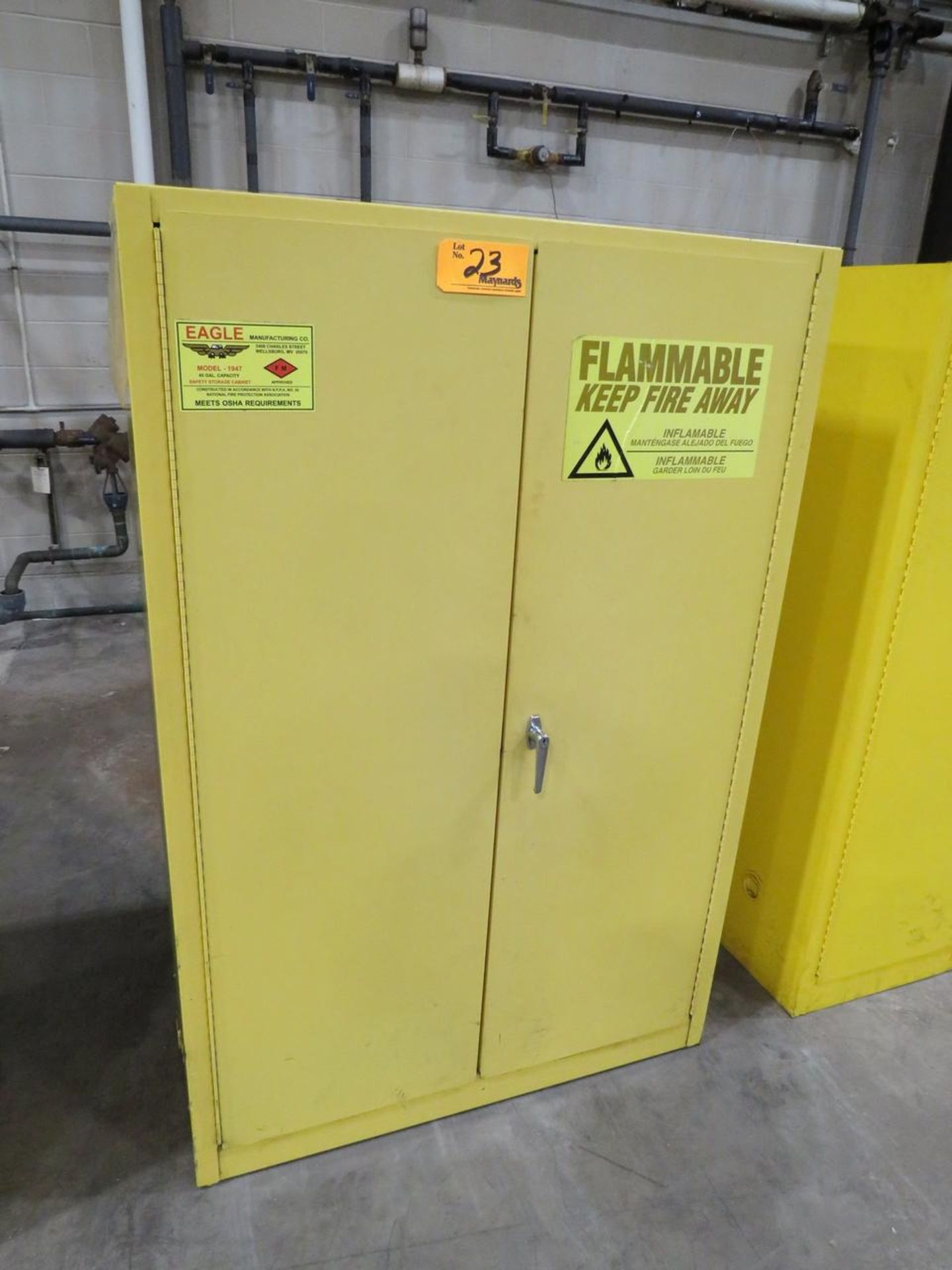 Eagle 1947 45 Gallon Flammable Liquids Storage Cabinet