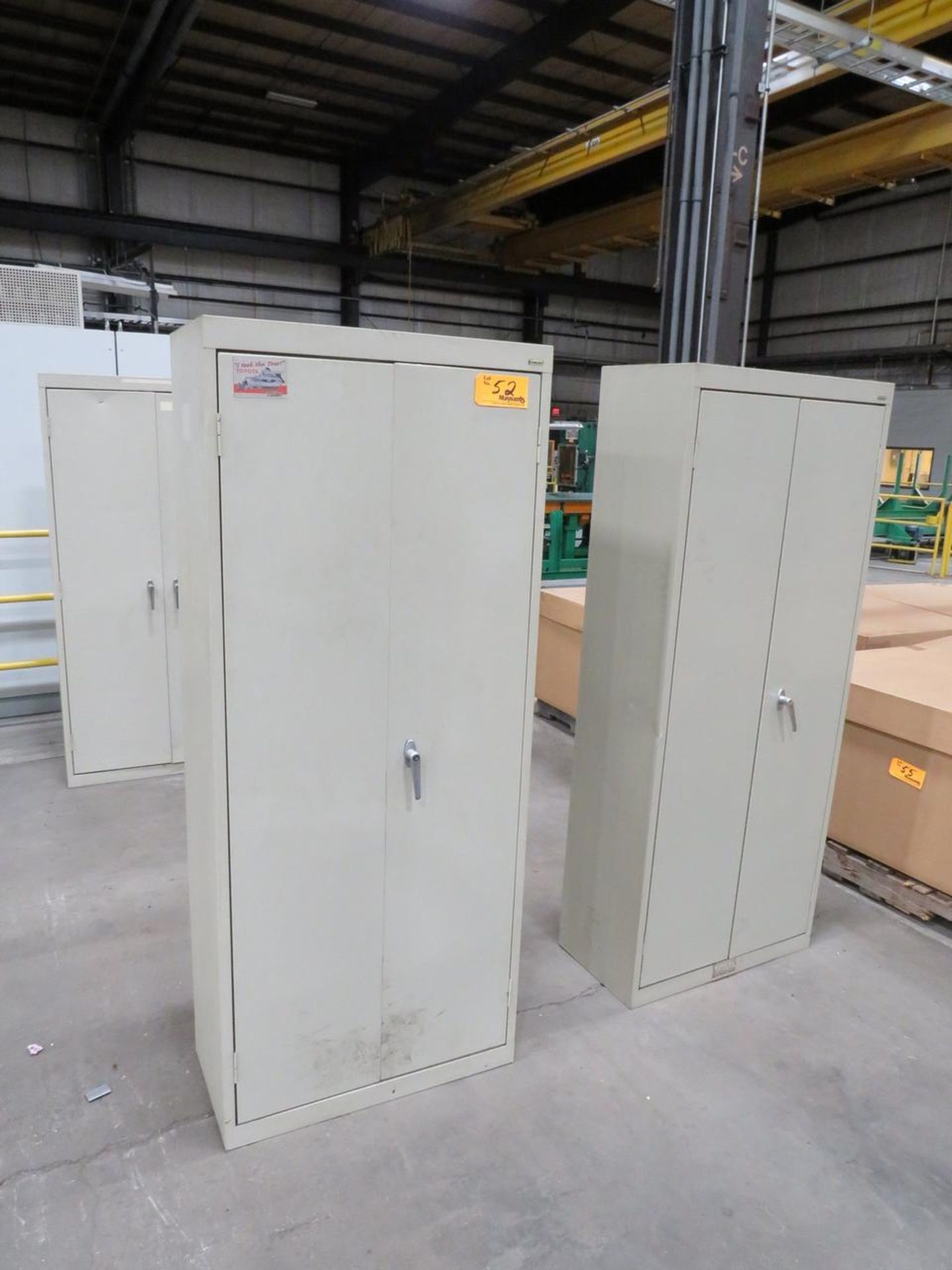 Lot of (2) Steel Cabinets