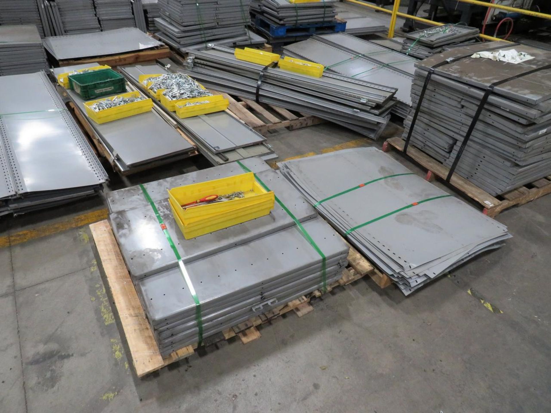 Lot of Disassembled Steel Storage Cabinets - Image 2 of 13