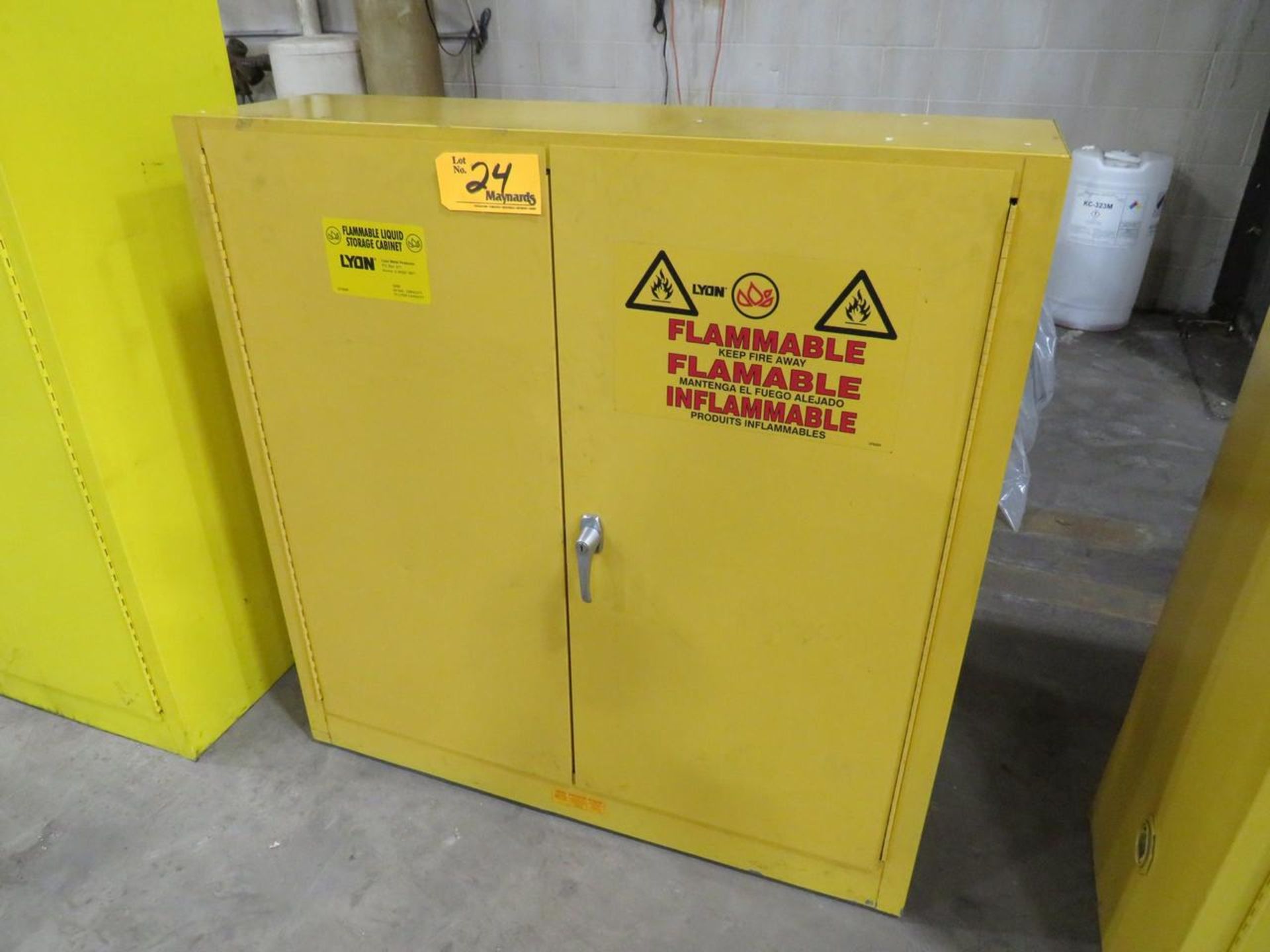 Lyon 5469 20 Gallon Flammable Liquids Storage Cabinet