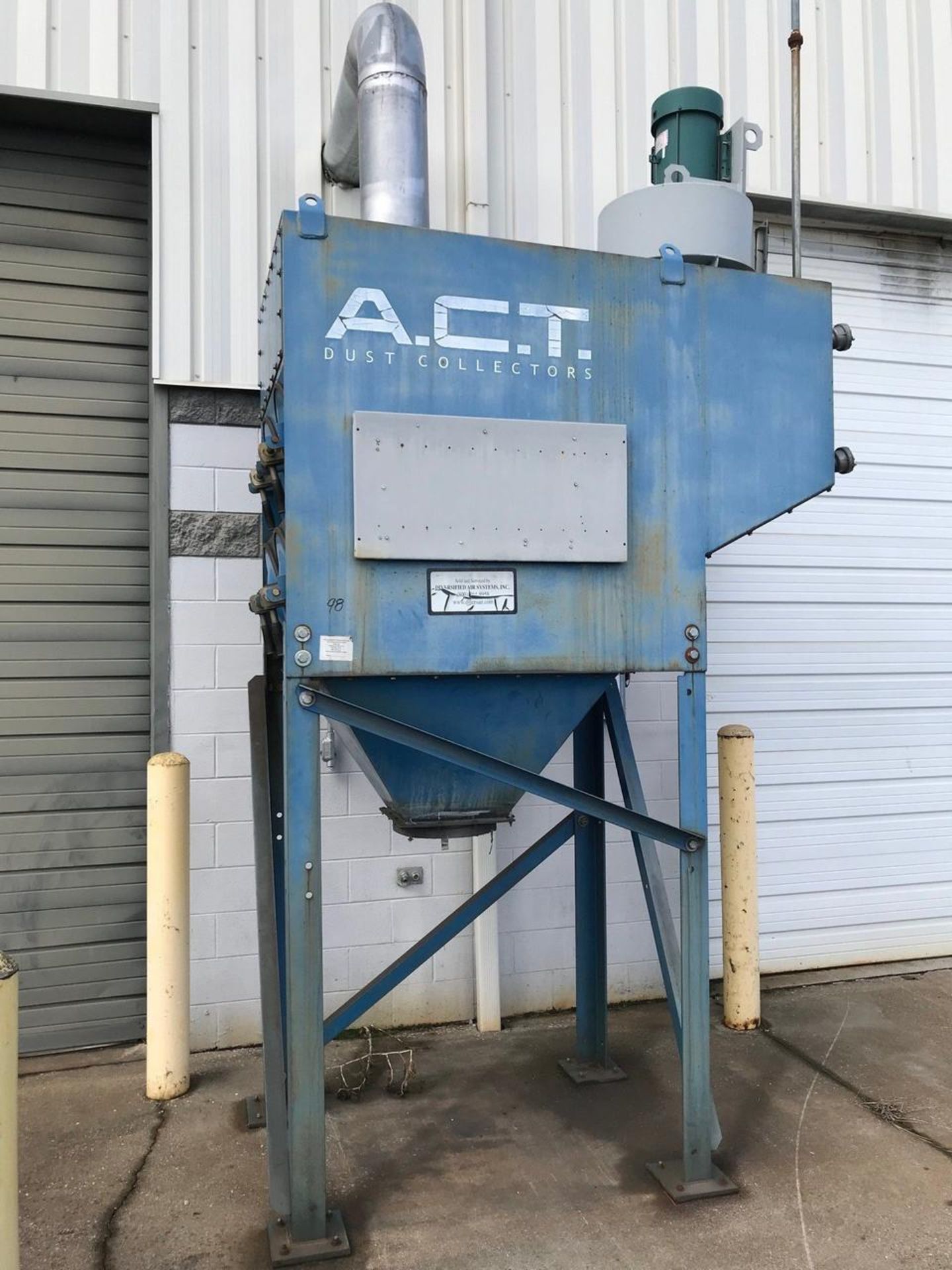 2011 American Cleaning Technology ACT 2-8 Dust Collector