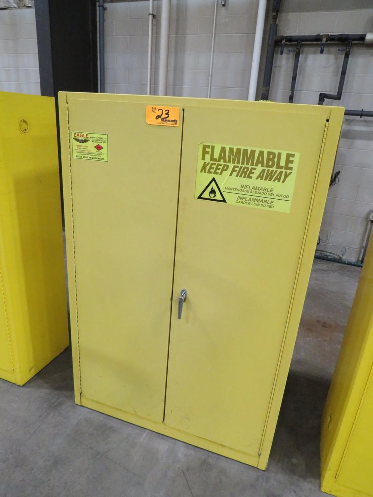 Eagle 1947 45 Gallon Flammable Liquids Storage Cabinet - Image 2 of 4