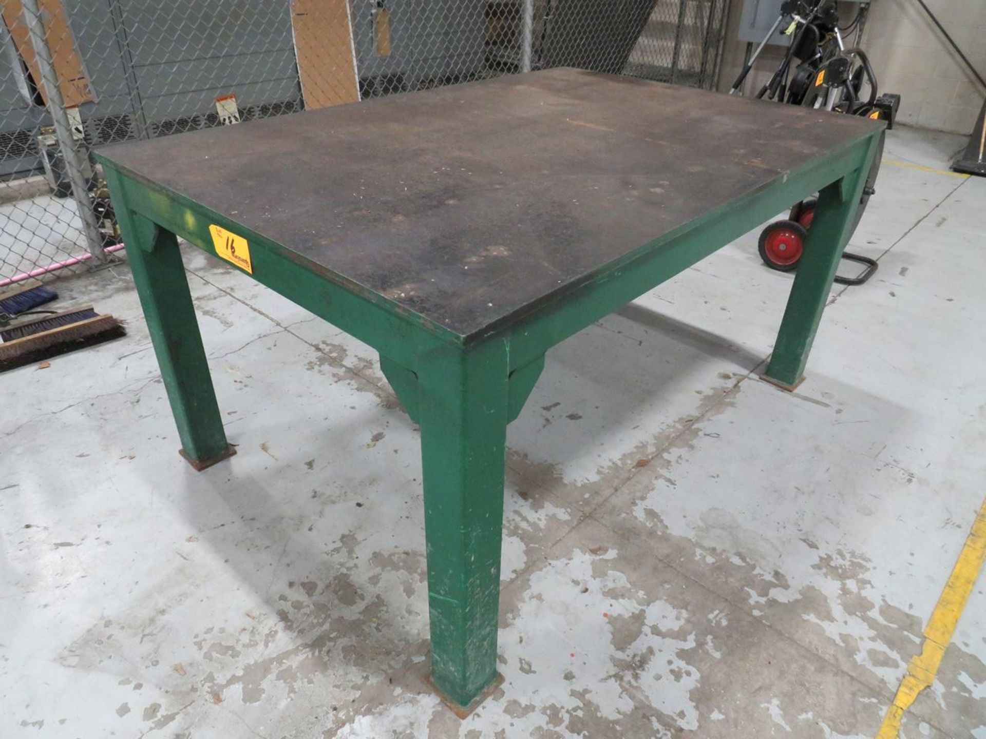 Steel Shop Table - Image 2 of 3