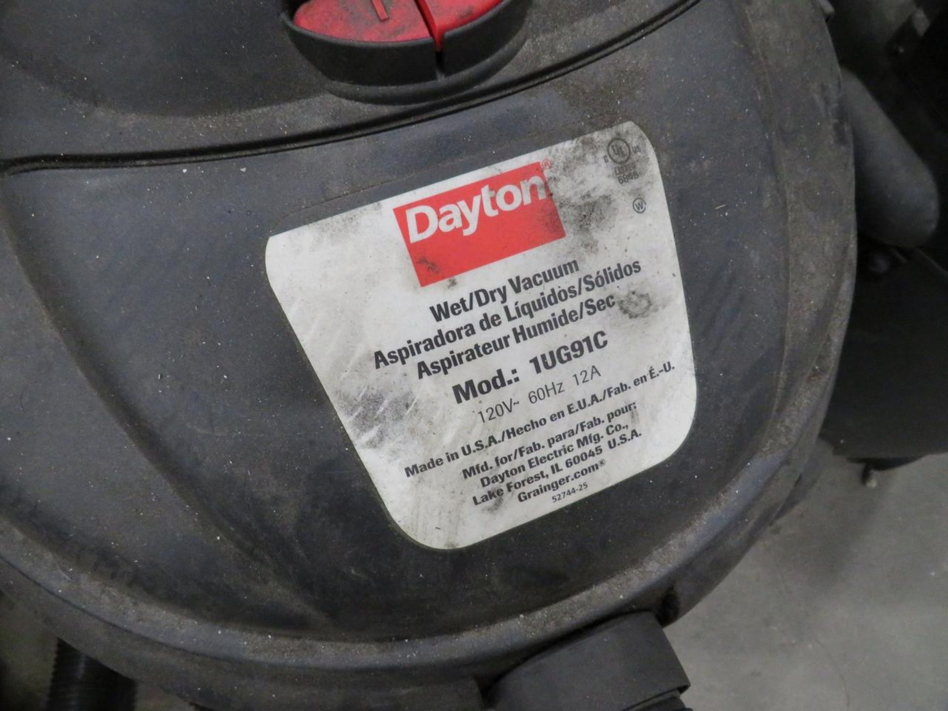 Lot of (3) Dayton Shop Vacs - Image 4 of 6