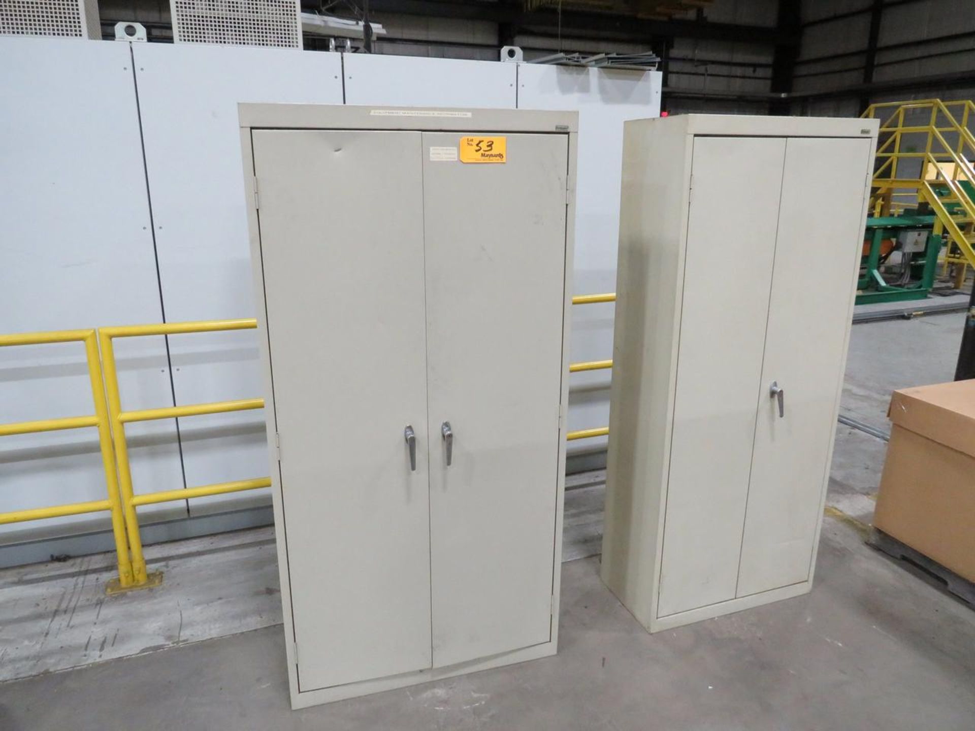 Lot of (2) Steel Cabinets