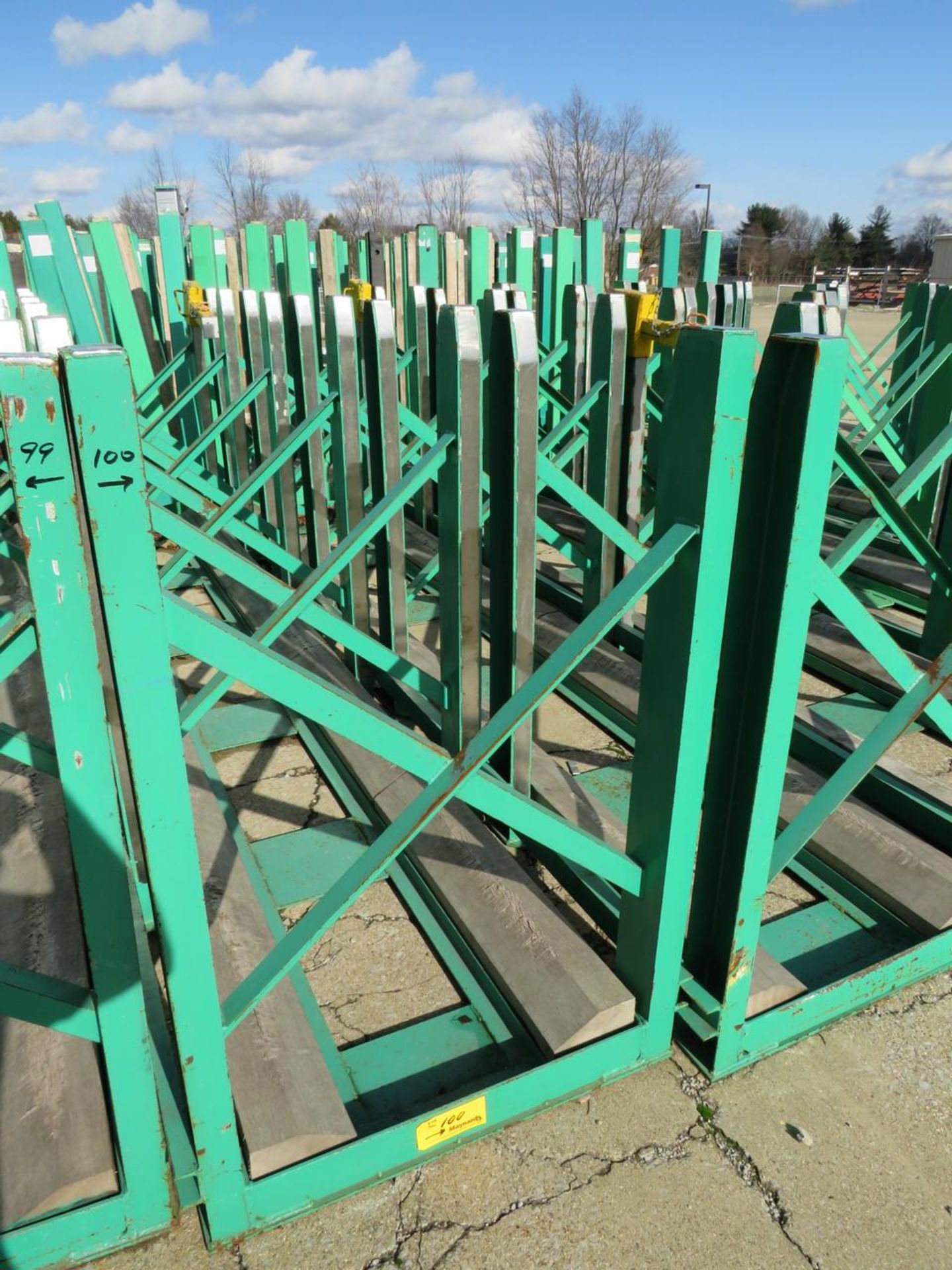 Lot of (9) Steel Storage Racks - Image 3 of 6