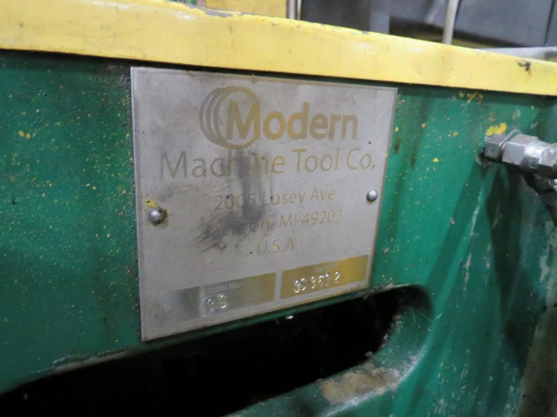 2013 Modern 3S 3.25" Tube and Bar Recut Machine - Image 4 of 11