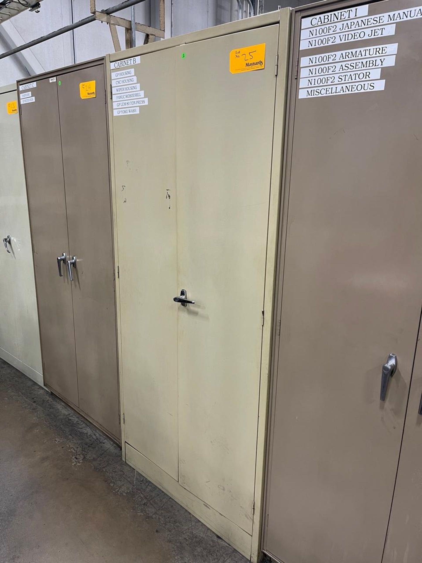 3' x 18" x 78" 2-Door Cabinet