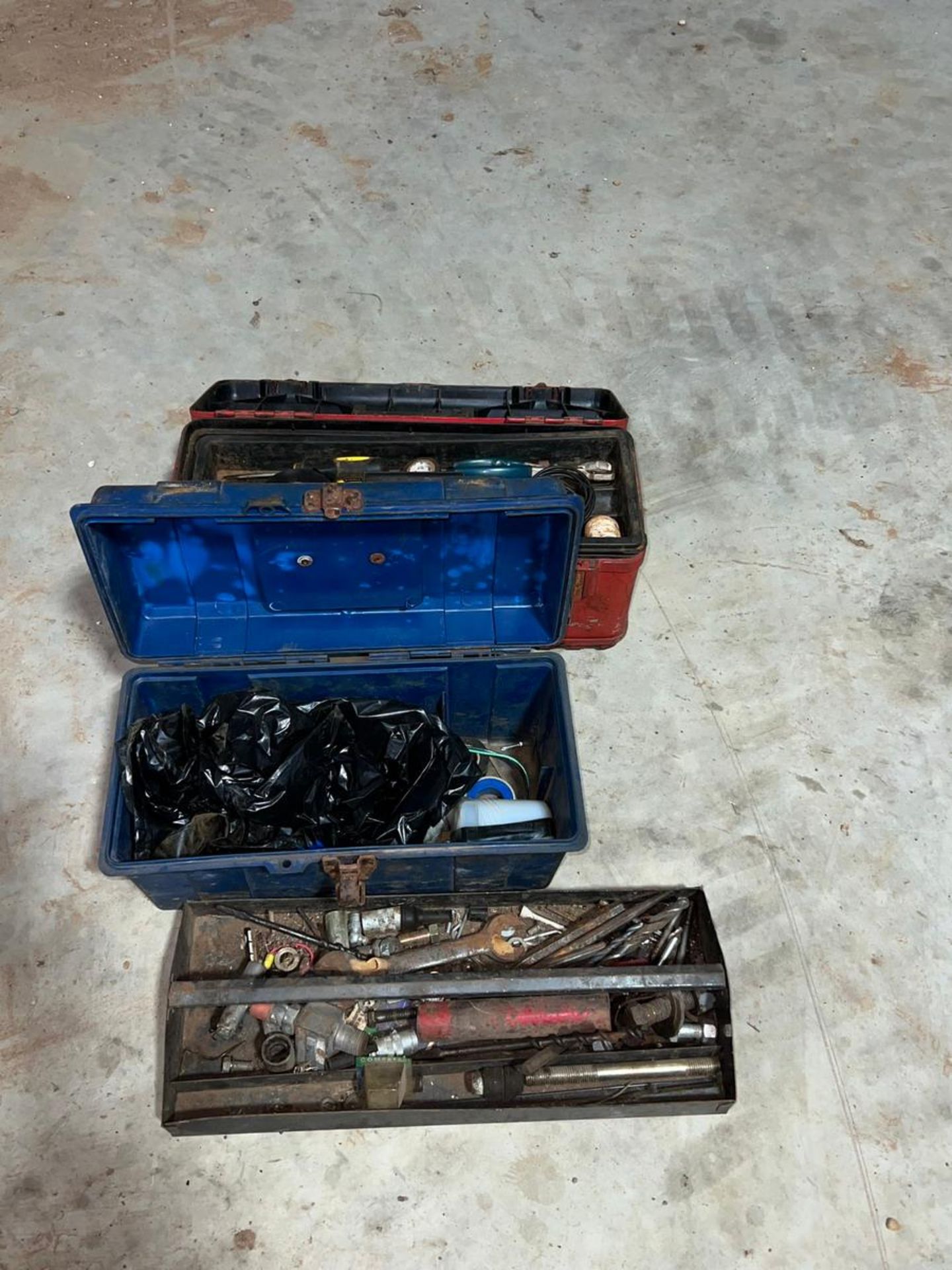 Lot Of (2) Hand Carry Tool Boxes