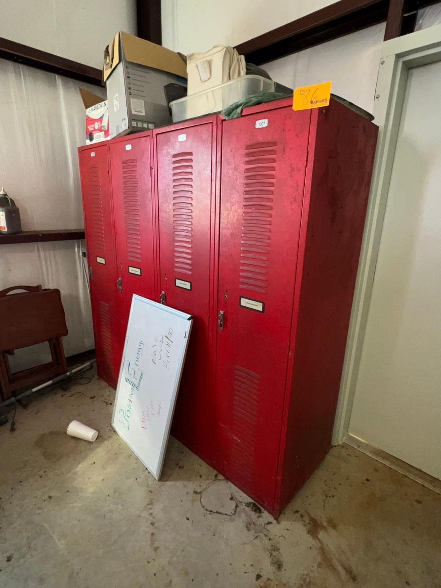 Lot Of Single-Door Employee Lockers