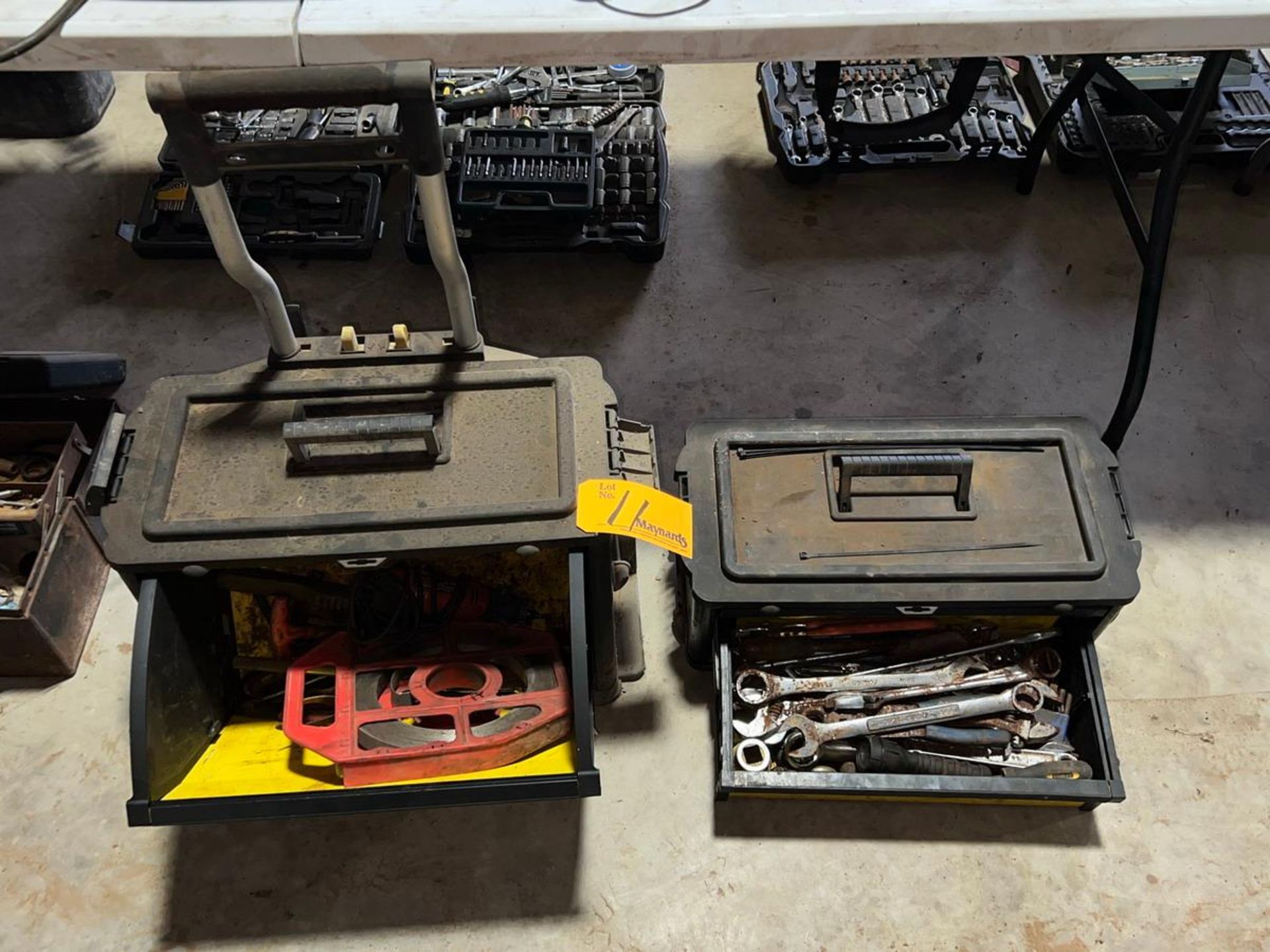 Lot Of (2) Hand Carry Tool Boxes