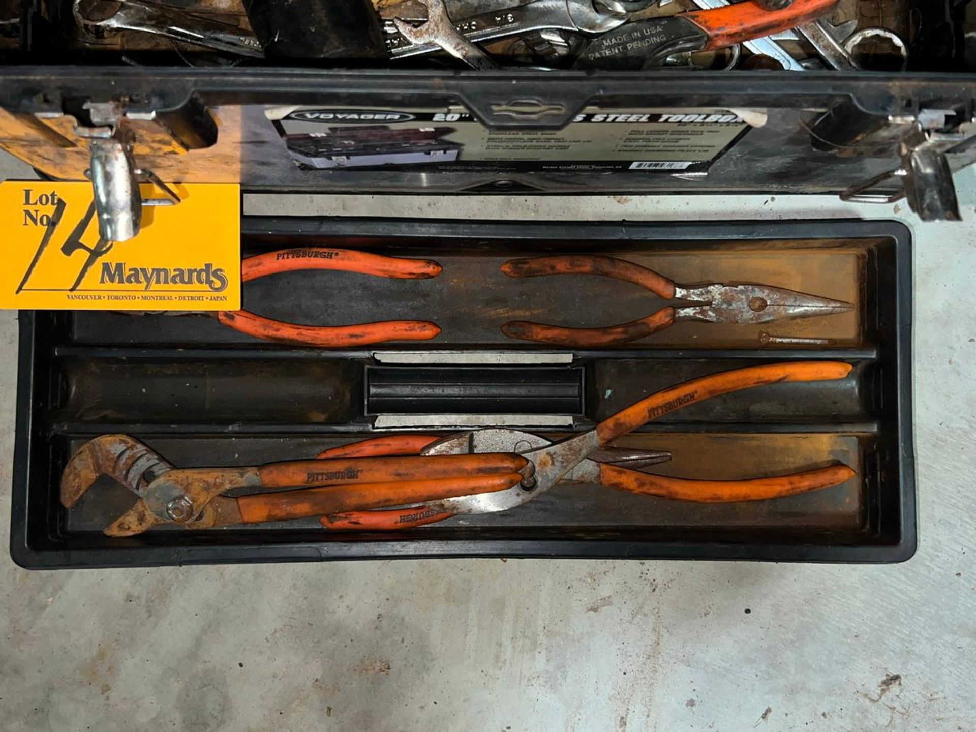 Lot Of (2) Hand Carry Tool Boxes - Image 2 of 3