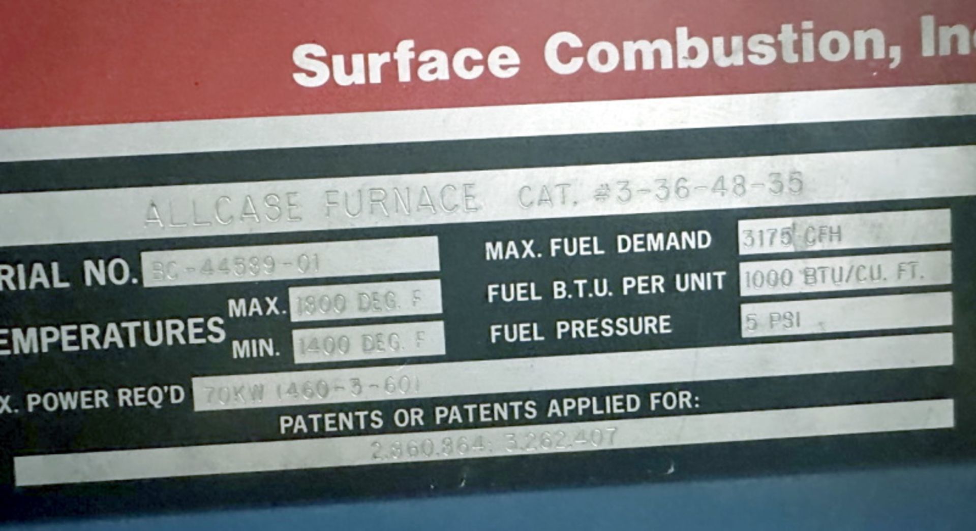 Surface Combustion AllCase Integral Quench Furnace - Image 15 of 15