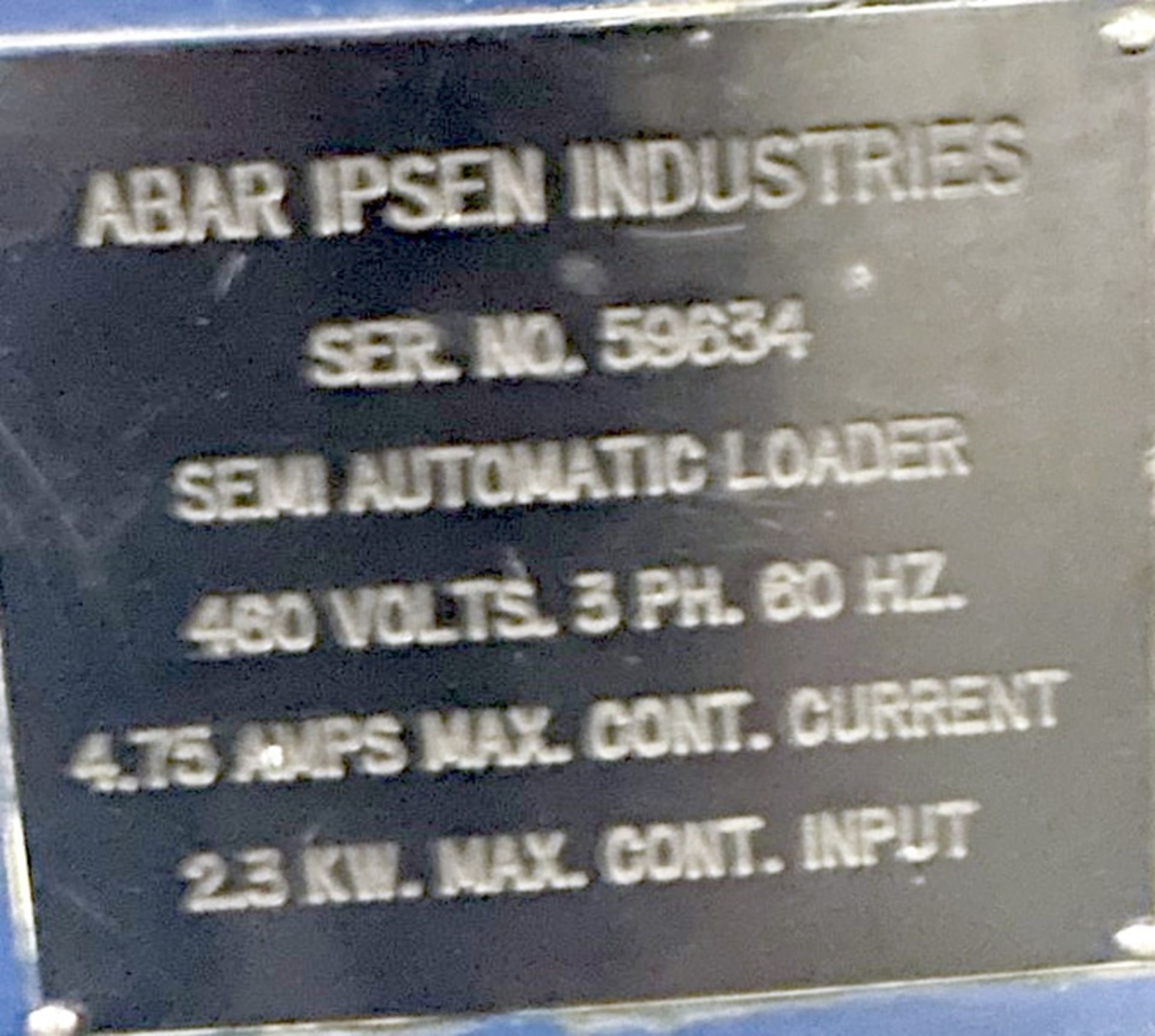 Abar Ipsen LDR-UNLDR 36x46 Charge Car - Image 4 of 4