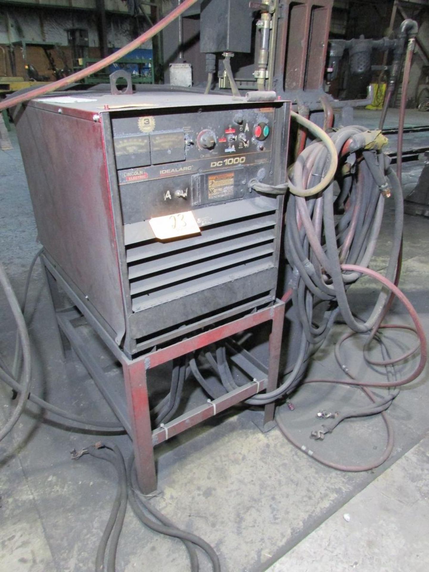 Lincoln Electric Idealarc DC1000 Welding Power Source w/ ZipLine Welding Boom - Image 2 of 9