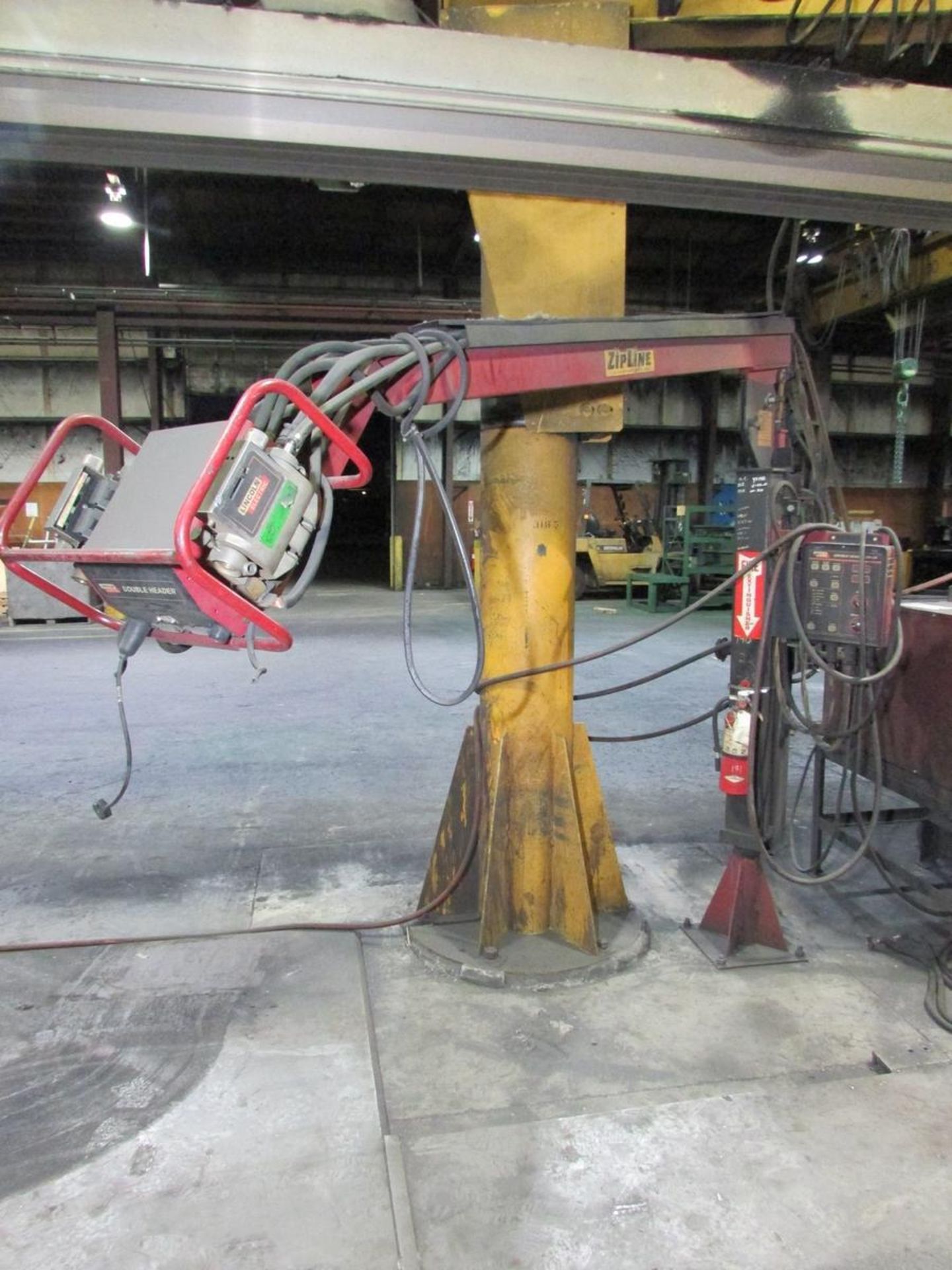 Lincoln Electric Idealarc DC1000 Welding Power Source w/ ZipLine Welding Boom - Image 7 of 9