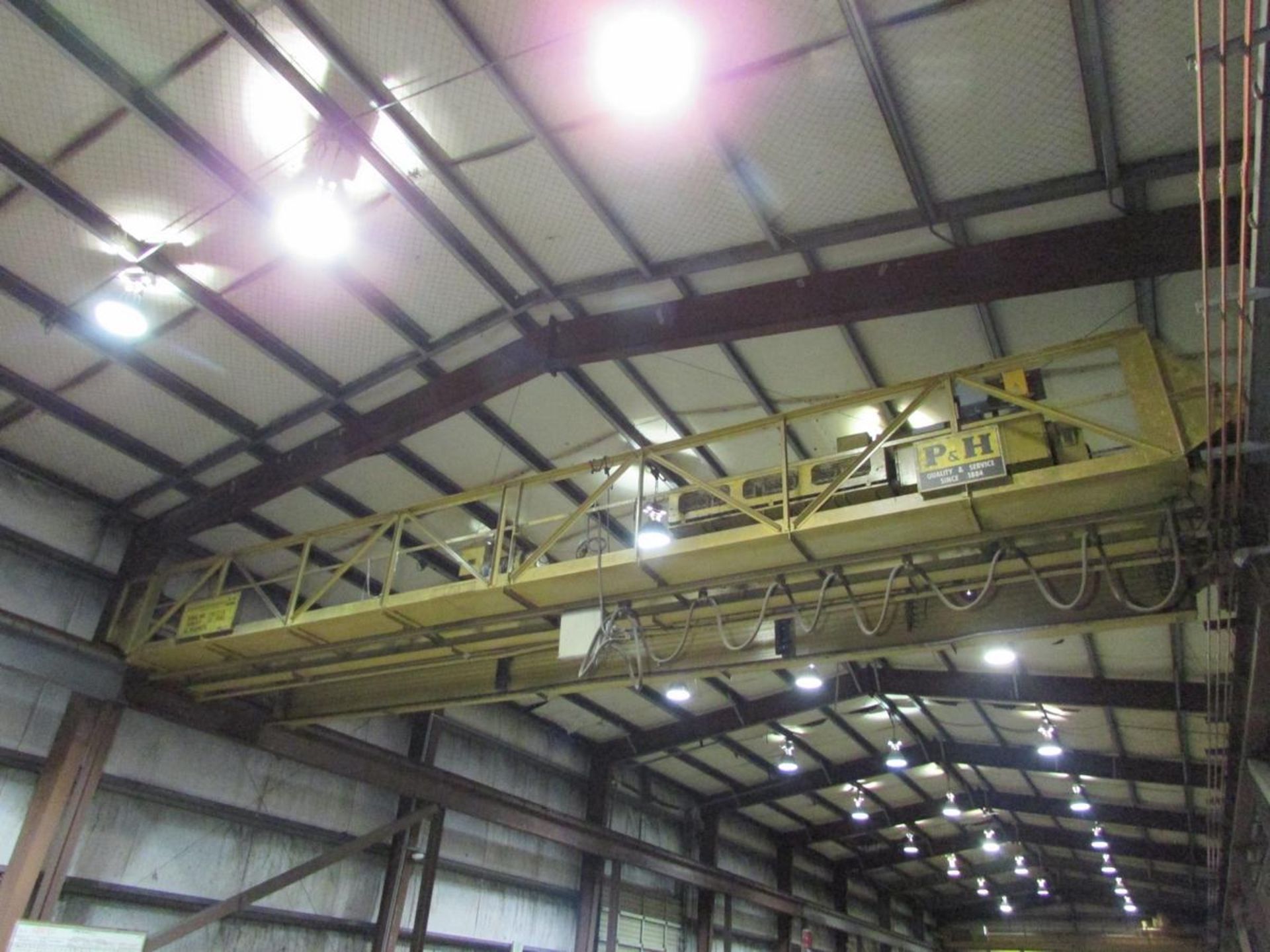 P&H 10 Ton Top Running Double Girder Bridge Crane [Late Delivery] - Image 4 of 6