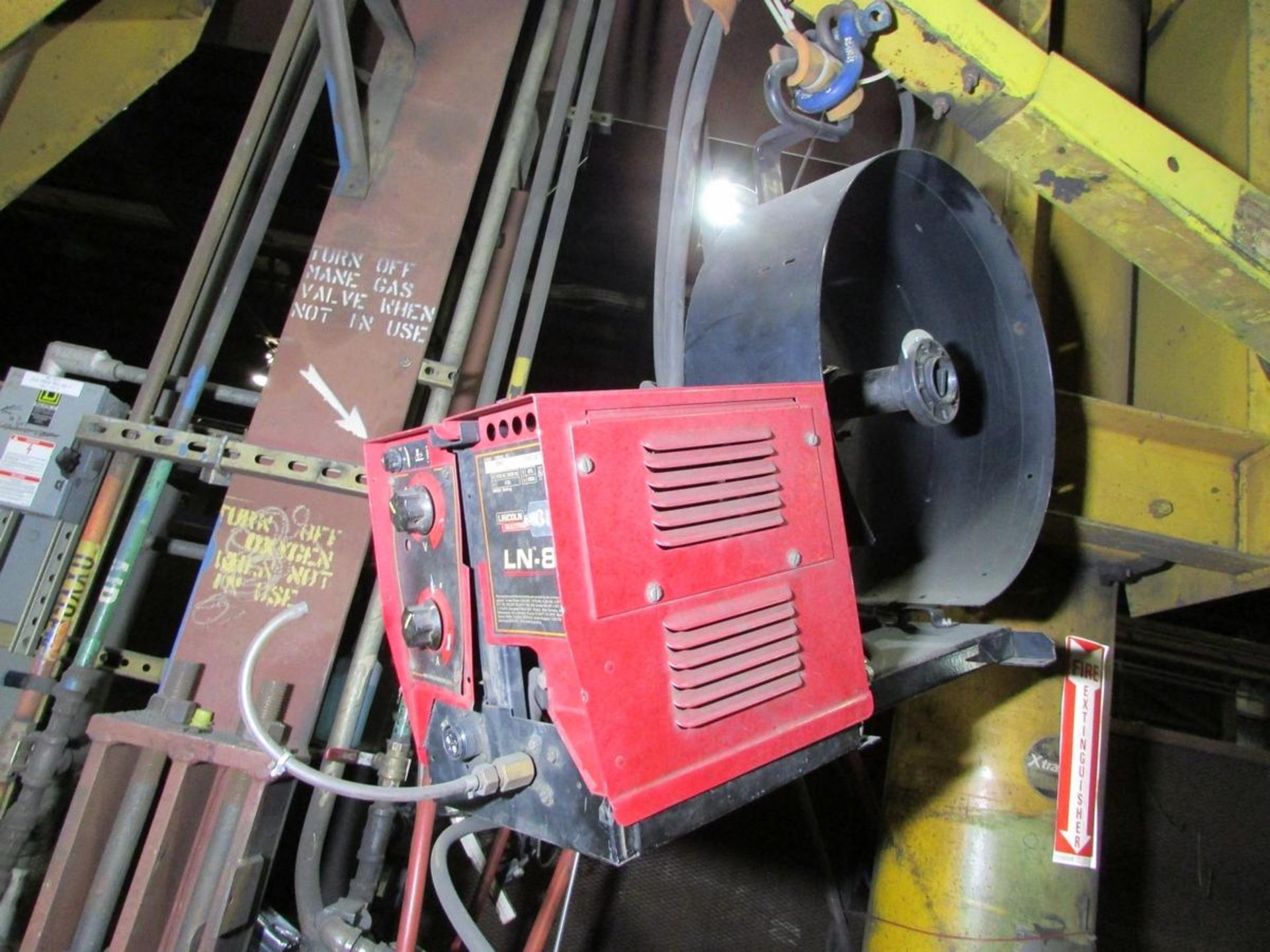 Lincoln Electric Idealarc DC1000 Welding Power Source w/ Welding Boom - Image 9 of 11