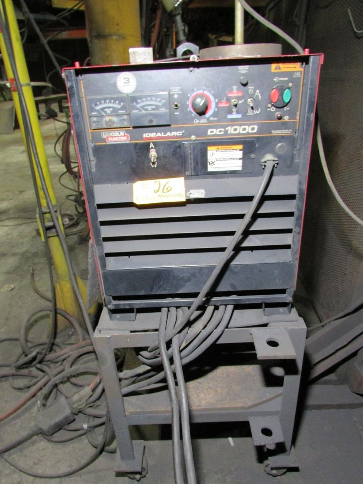 Lincoln Electric Idealarc DC1000 Welding Power Source w/ Welding Boom - Image 3 of 11
