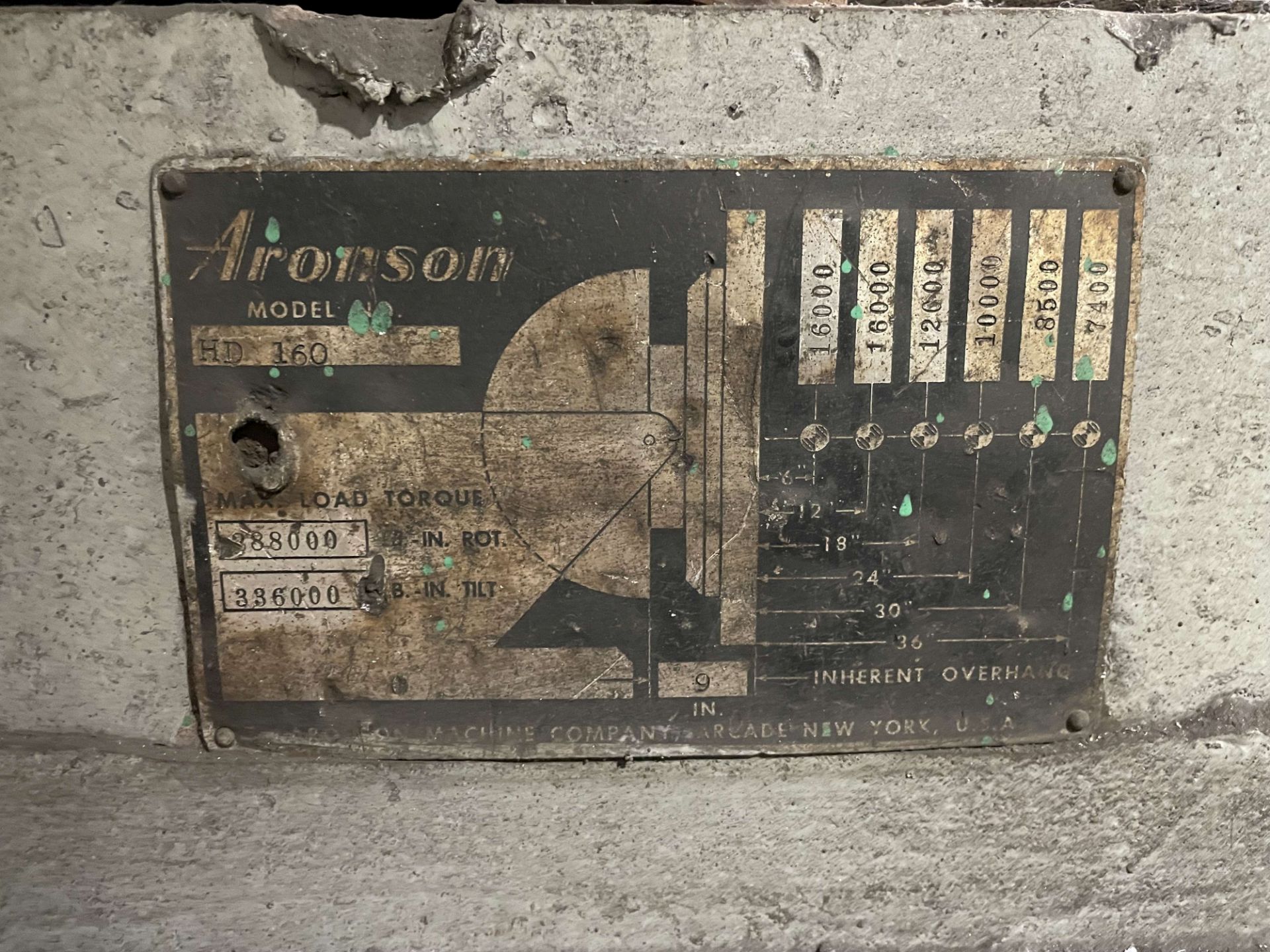 Aronson HD160 Welding Positioner (16,000 Lb. Cap.) - Image 7 of 7