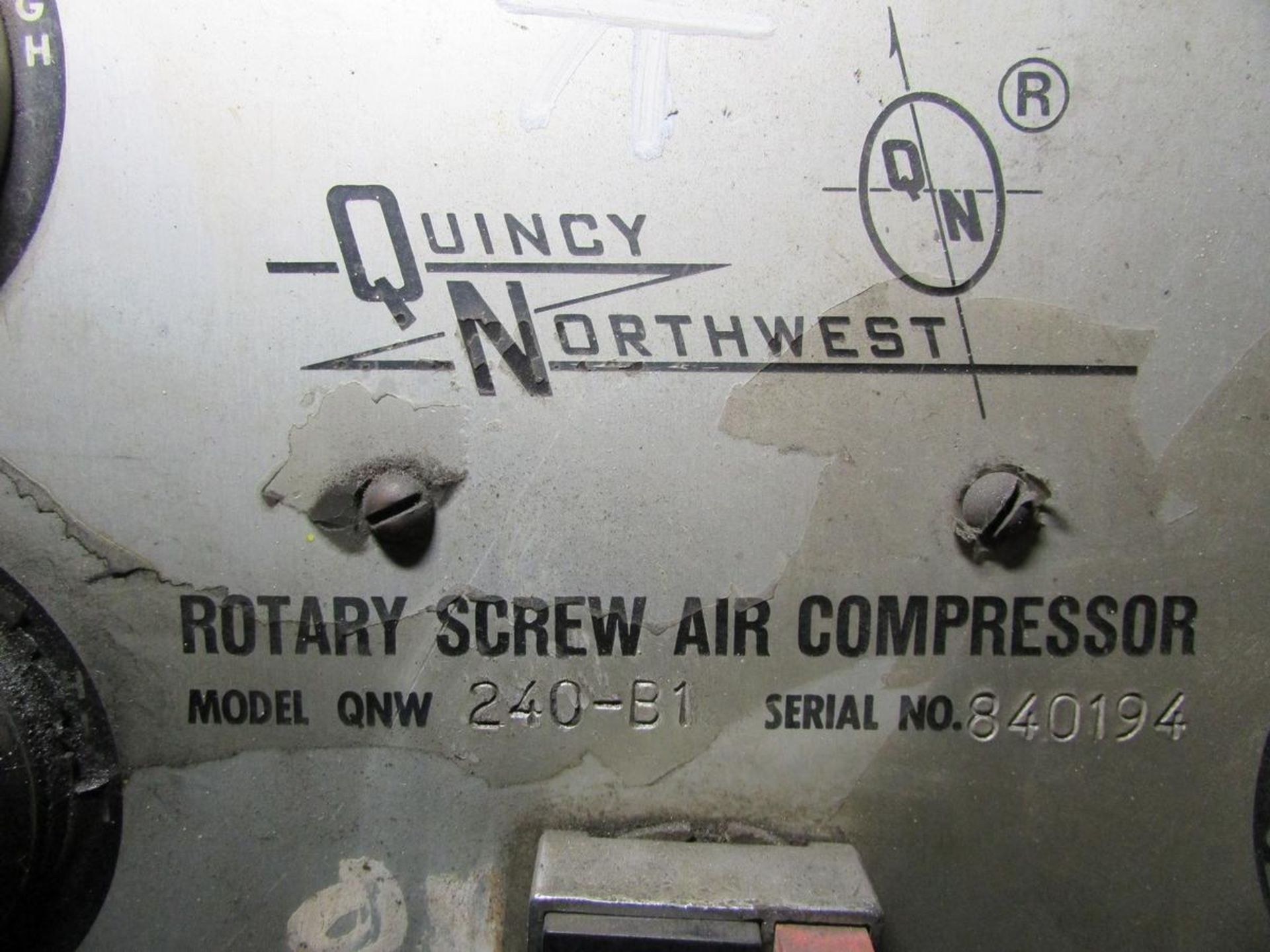 Quincy Northwest 50 HP Rotary Screw Air Compressor - Image 8 of 8