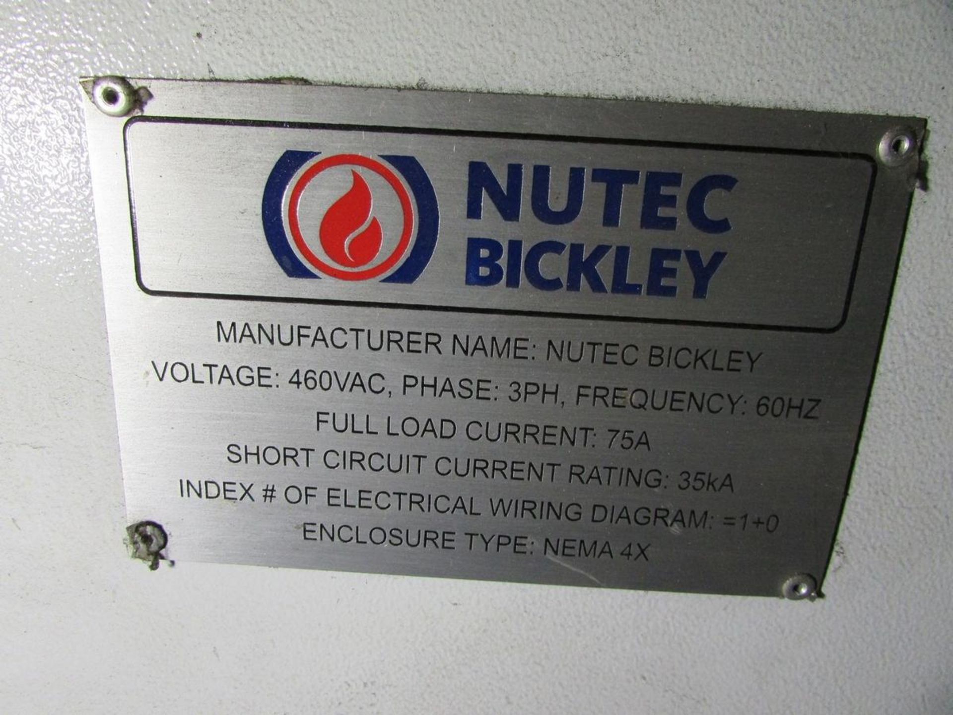 Nutec Bickley 11'x15'x7' Car Bottom NG Heat Treat Oven - Image 11 of 11