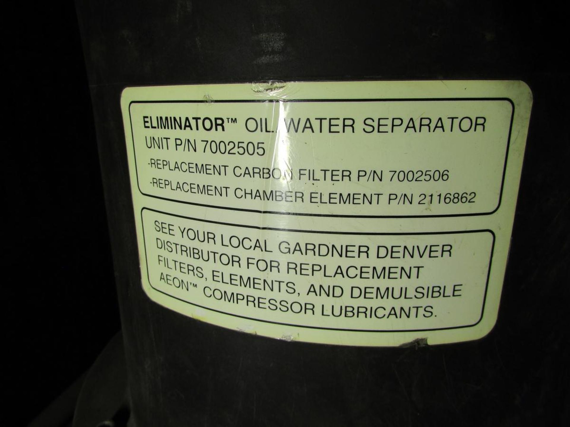 Gardner Denver Oil/Water Separator - Image 4 of 4