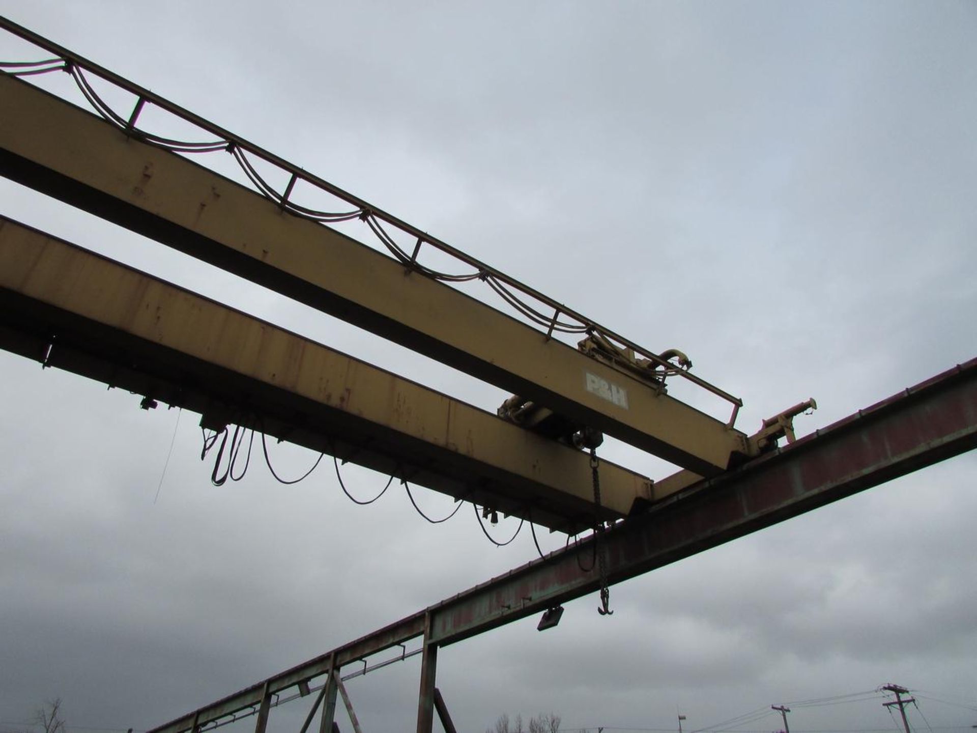 P&H 10 Ton Top Running Double Girder Bridge Crane - Image 3 of 6