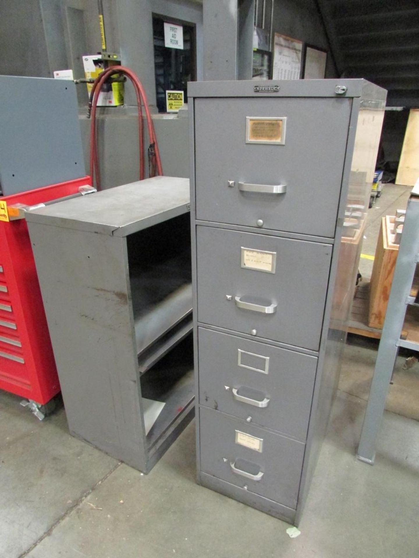 Lot of (4) Steel Shelving Units w/ Contents - Image 8 of 9