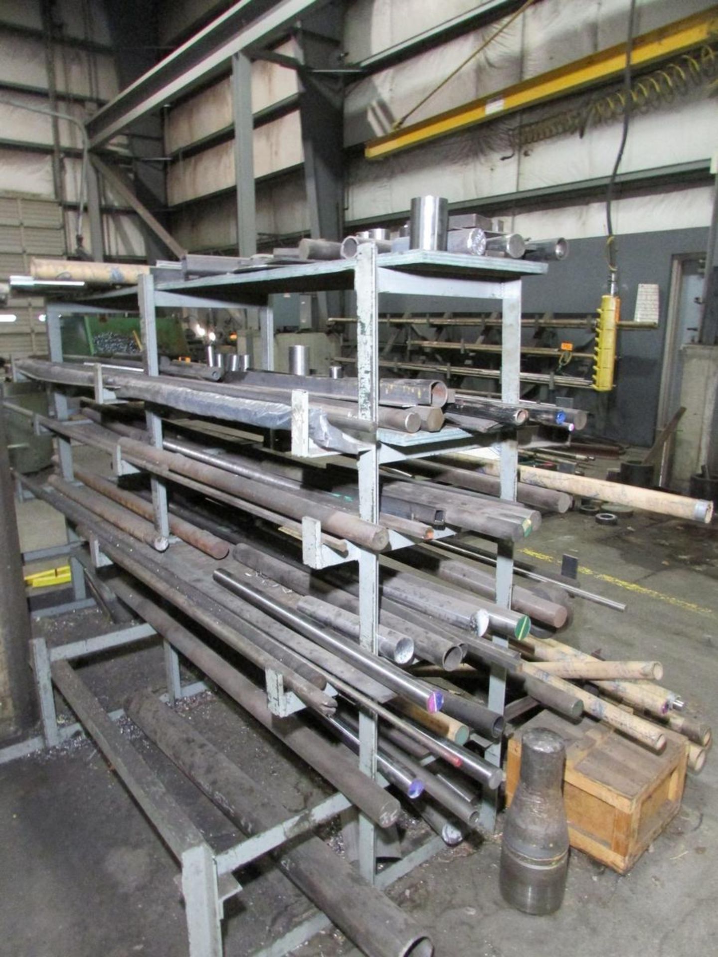 Lot of (2) Cantilever Racks w/ Material - Image 3 of 6