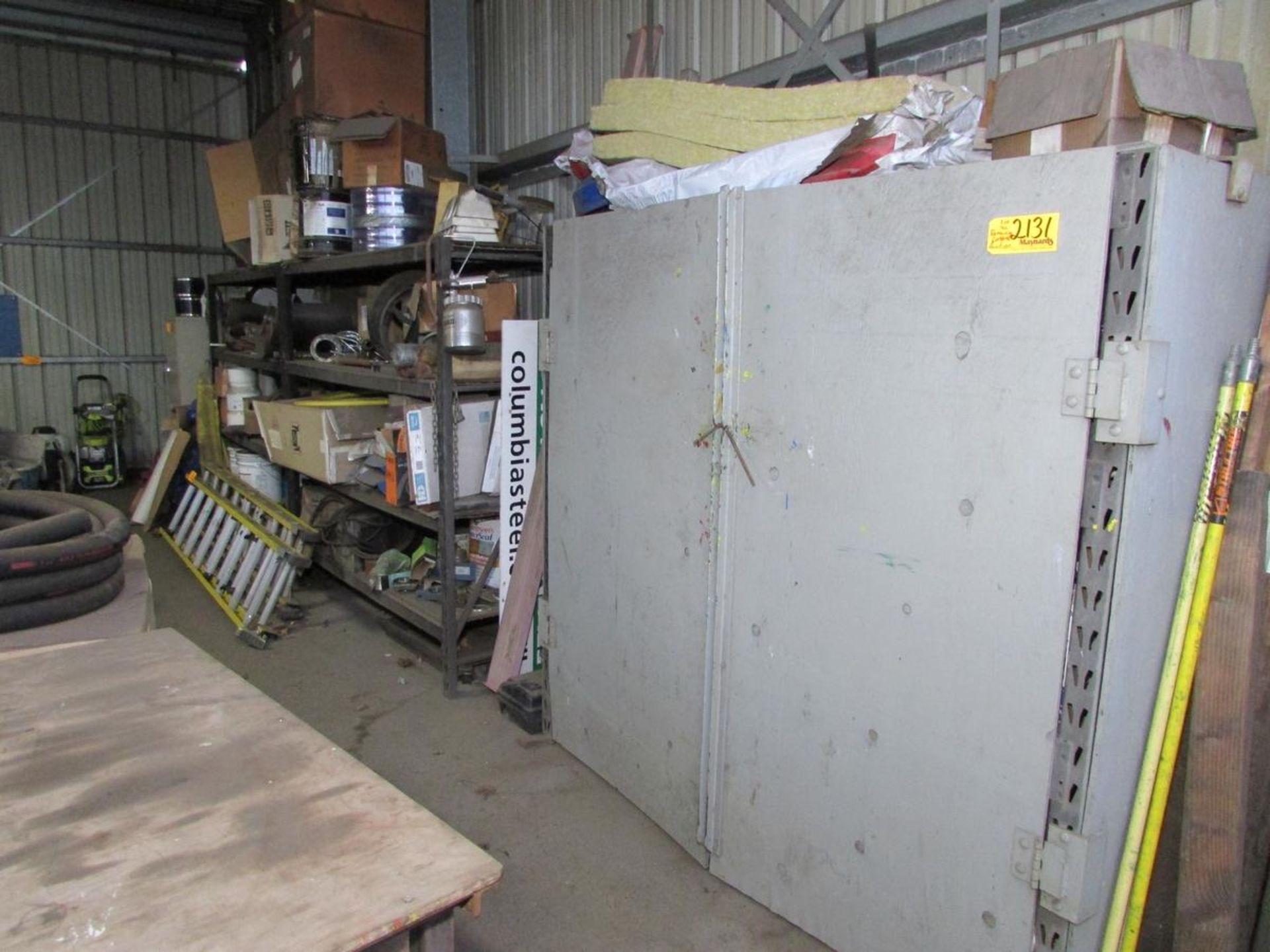Remaining Contents of Maintenance Storage Cage