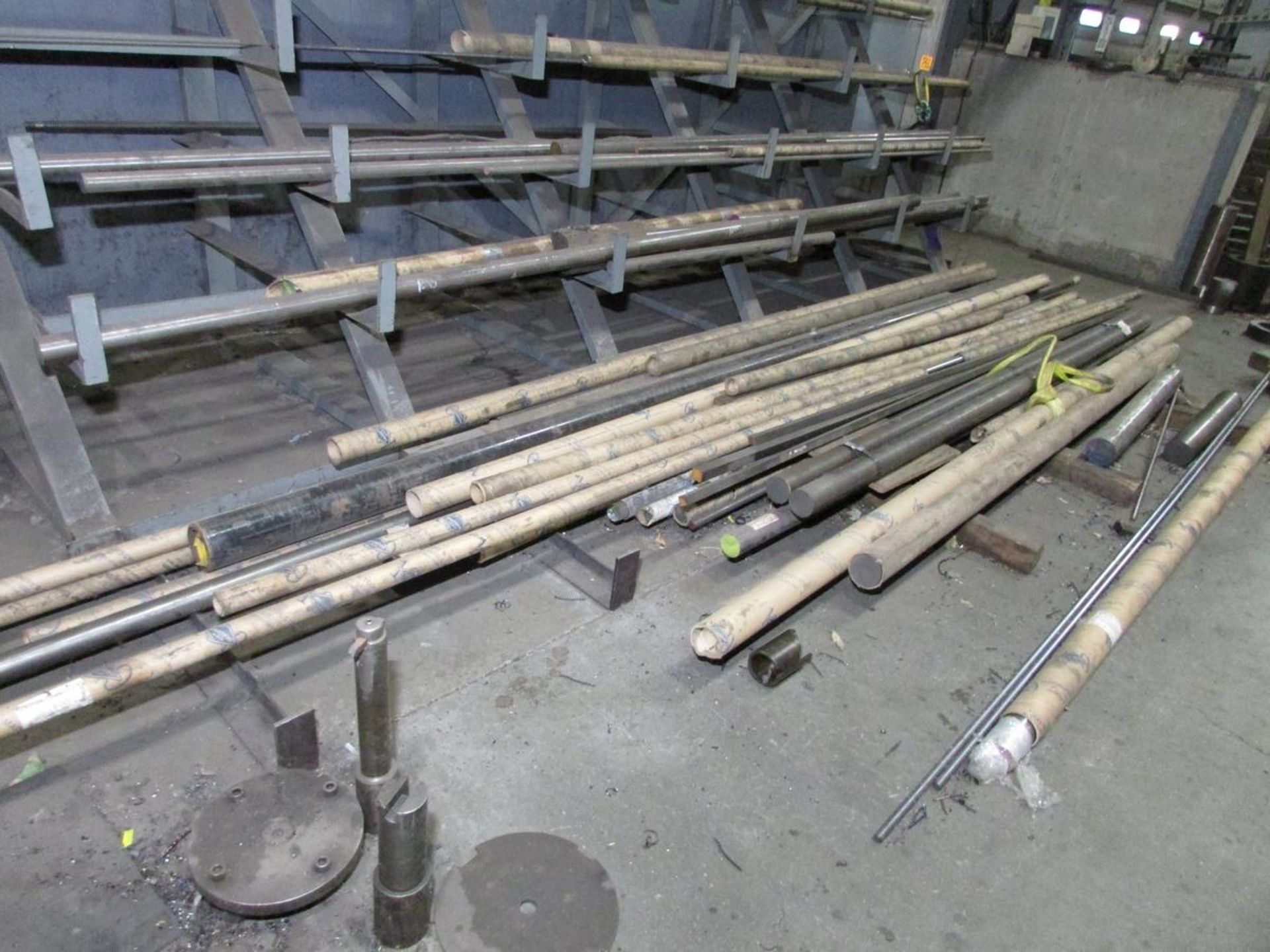 Lot of (2) Cantilever Racks w/ Material - Image 6 of 6