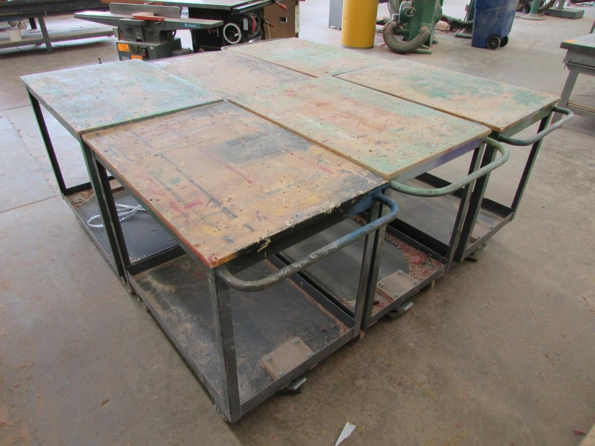 25" x 37" Steel Rolling Carts - Image 3 of 3
