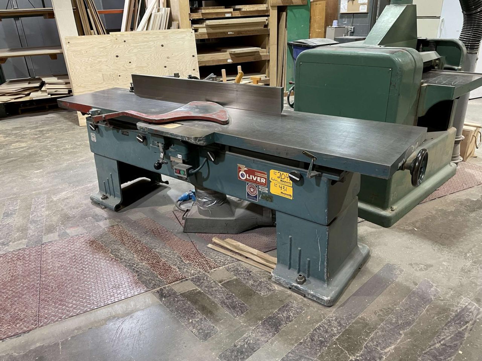 Oliver 166-DD 20" Jointer - Image 2 of 4