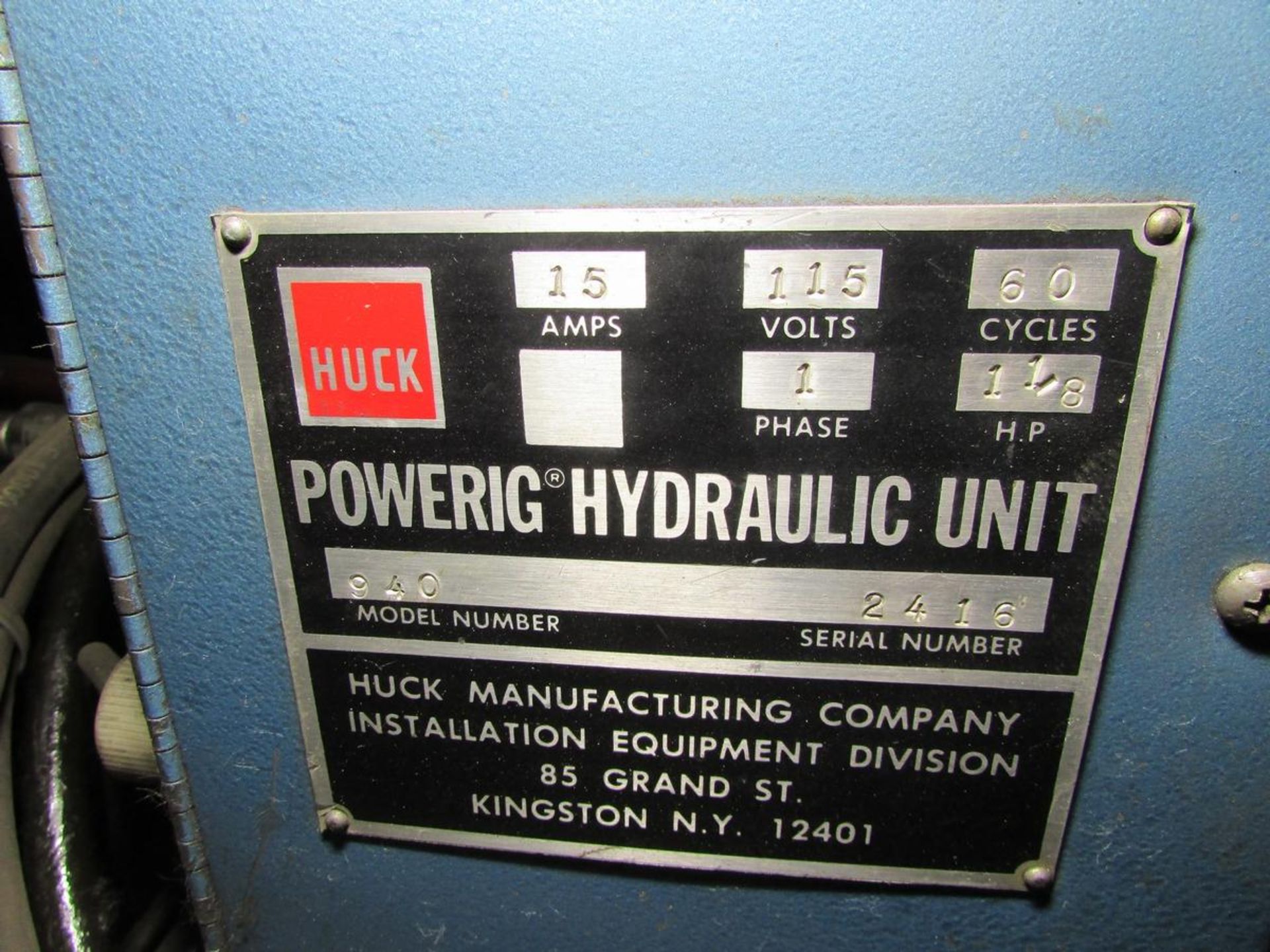 Huck 940 Powerig Hydraulic Riveter - Image 4 of 4