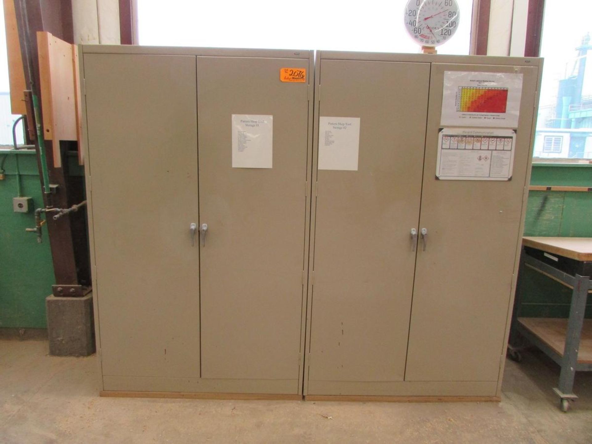 Lot of (4) 2-Door Cabinets & (2) 2-Door Lockers - Image 2 of 2