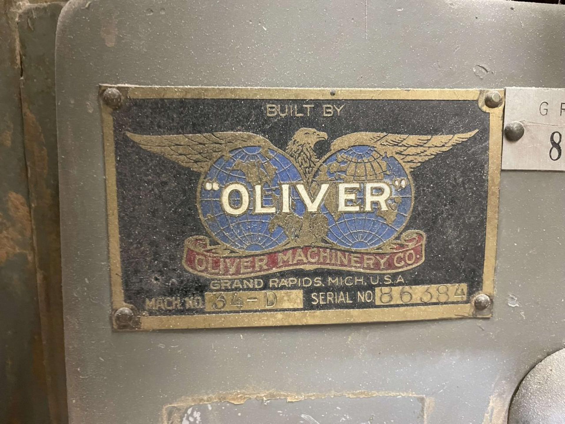 Oliver 34-D 30" Disc Sander - Image 5 of 5