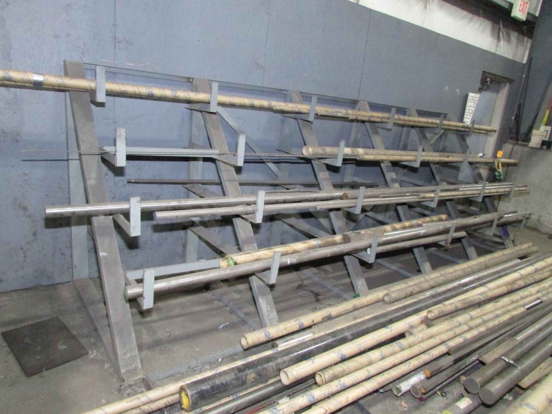 Lot of (2) Cantilever Racks w/ Material - Image 5 of 6