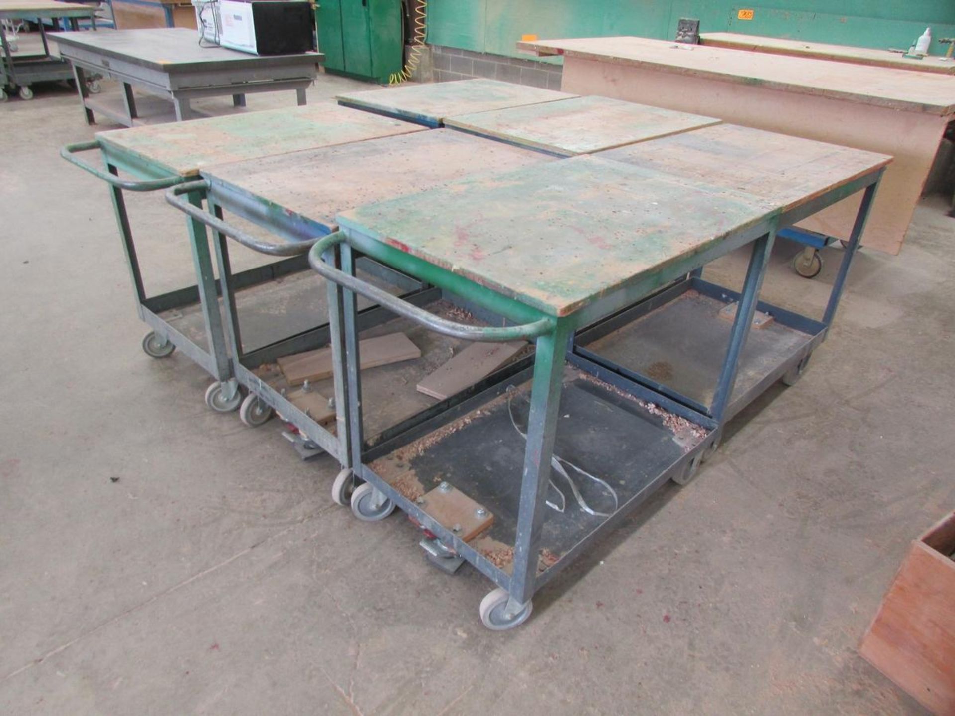 25" x 37" Steel Rolling Carts - Image 2 of 3