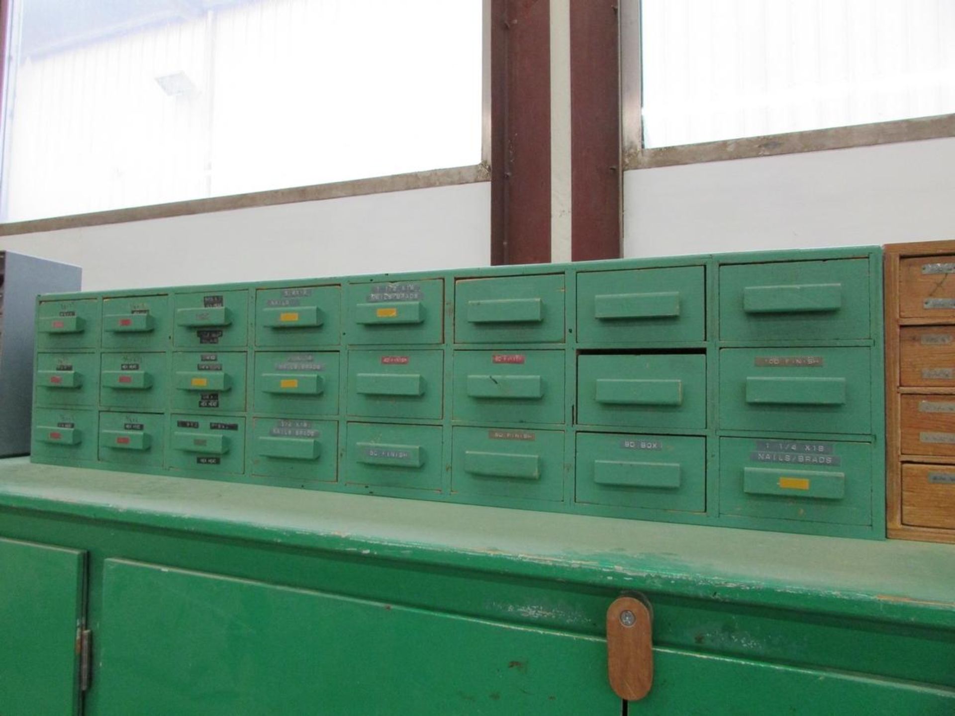 5-Door Wood Storage Cabinet - Image 3 of 9