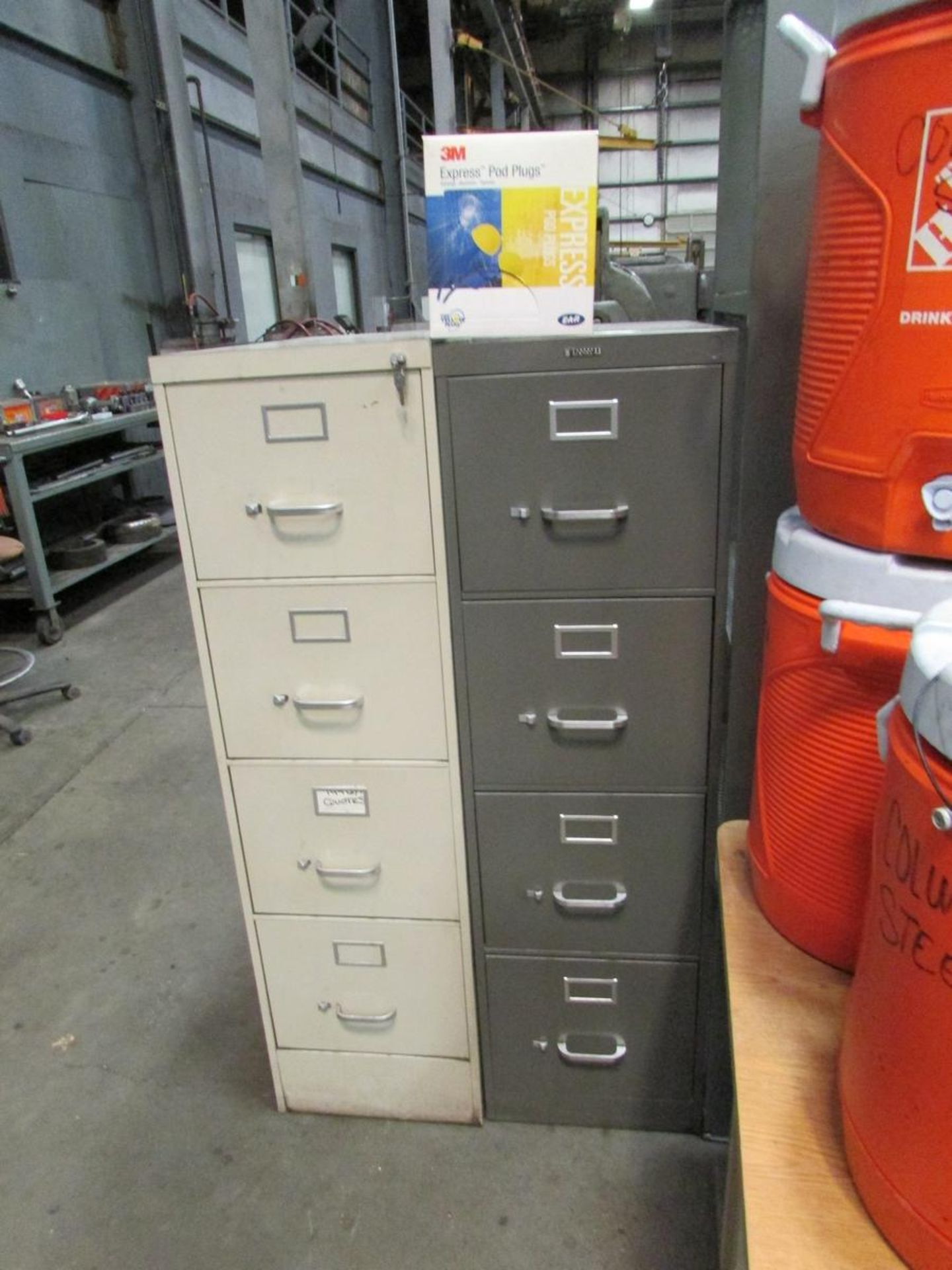 Lot of (4) Steel Shelving Units w/ Contents - Image 3 of 9